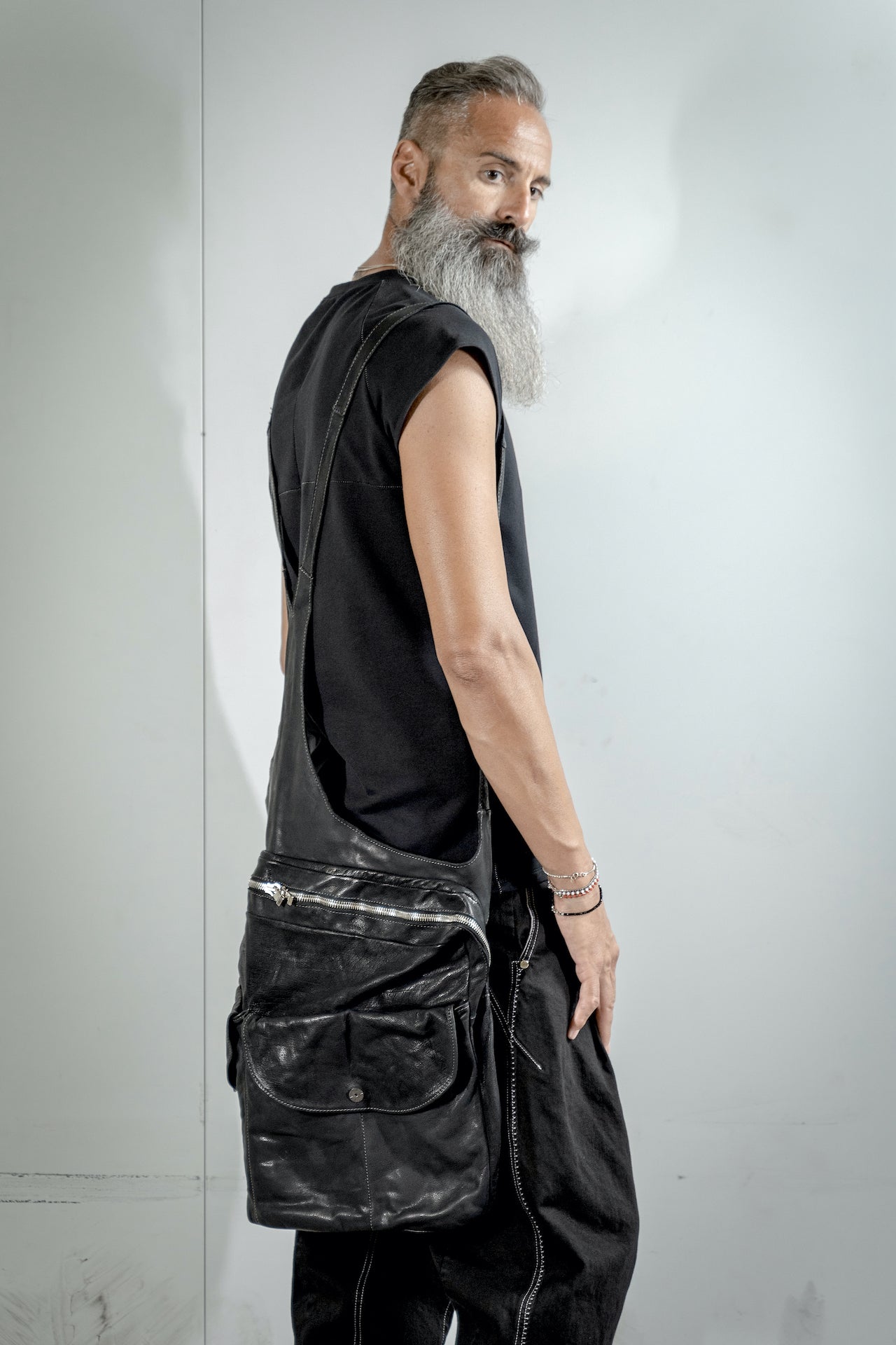 BUFFALO LEATHER BAG BACKPACK MW-3 UNLINED