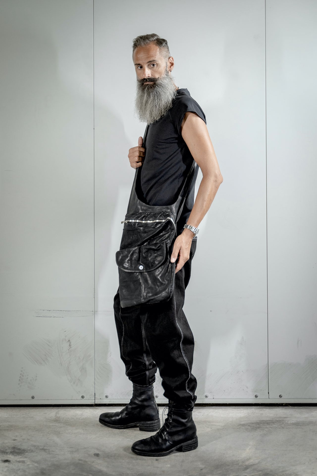 BUFFALO LEATHER BAG BACKPACK MW-3 UNLINED