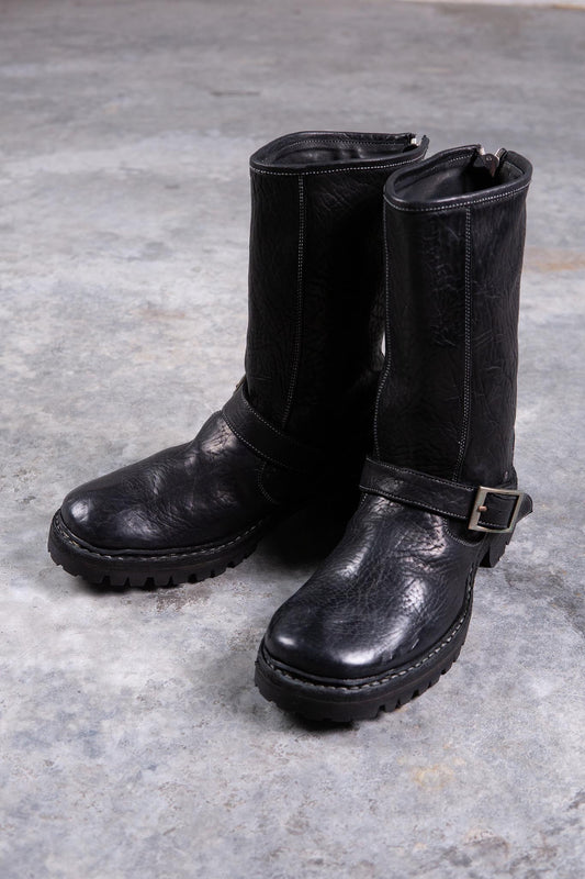 HORSE RG LEATHER ENGINEER BOOTS EG-1 VIBRAM SOLES GOODYEAR WELT PIECE DYED