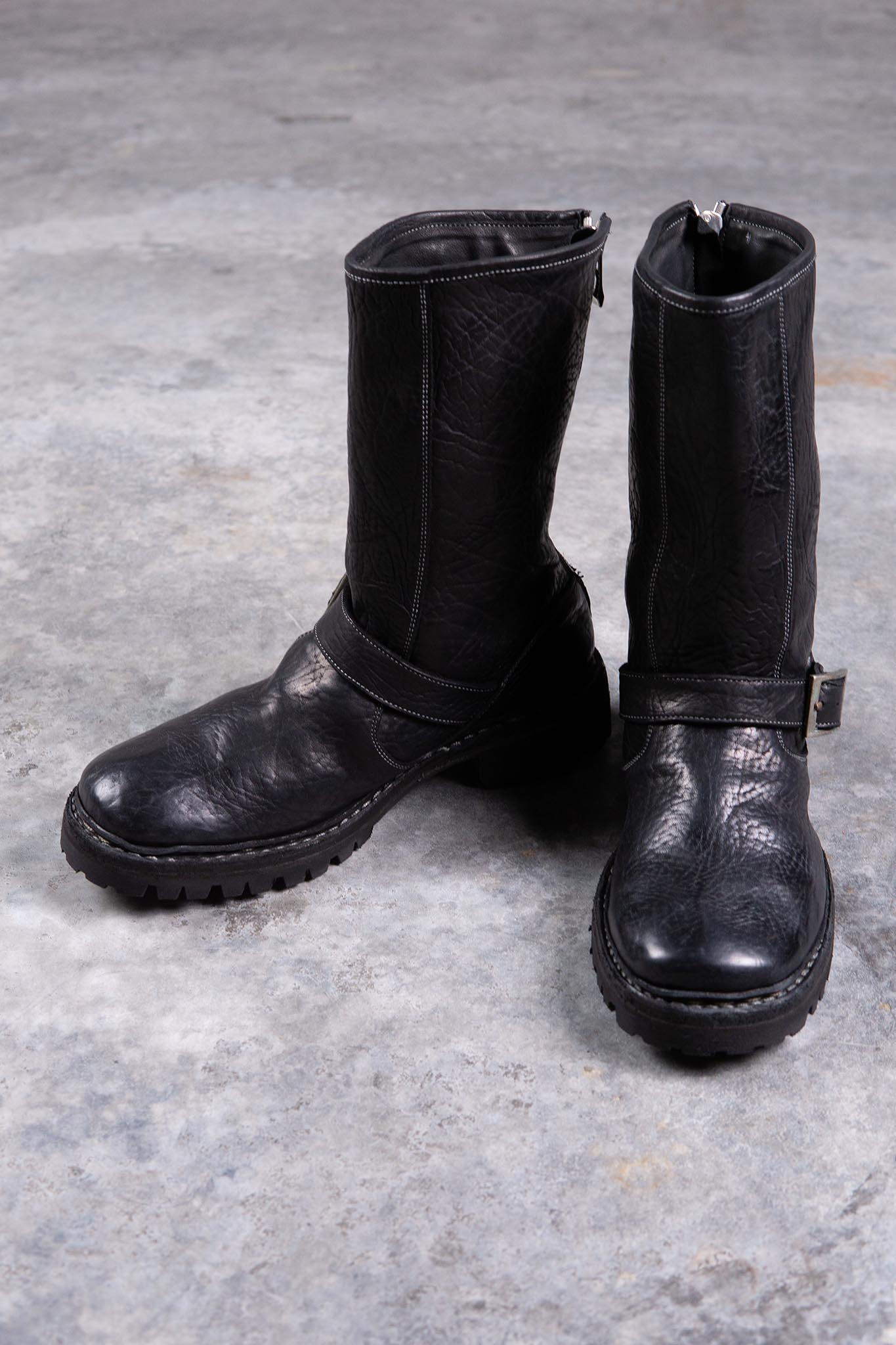 HORSE RG LEATHER ENGINEER BOOTS EG-1 VIBRAM SOLES GOODYEAR WELT PIECE DYED