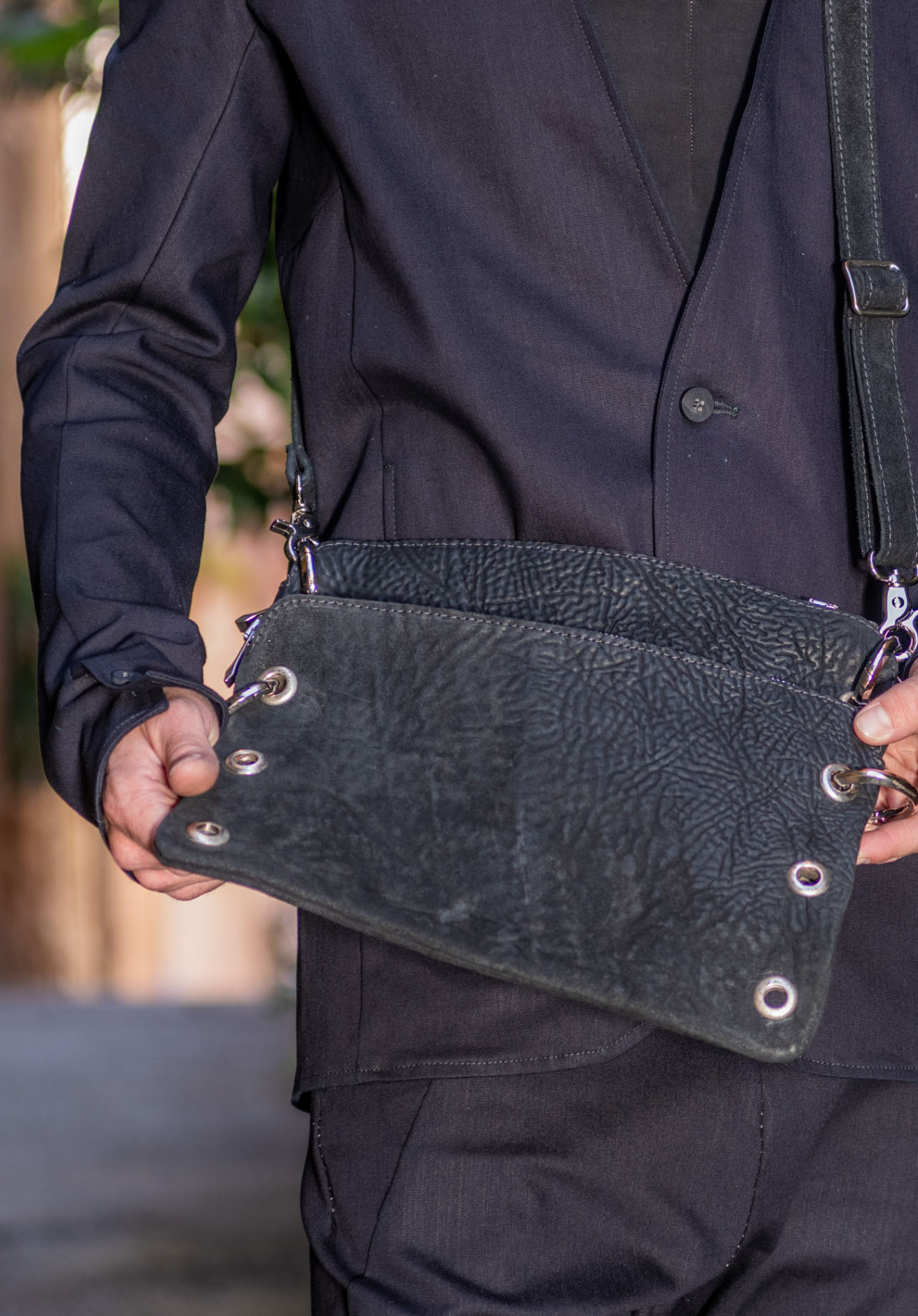 HORSE BUTT RG LEATHER SMALL BAG RA-1