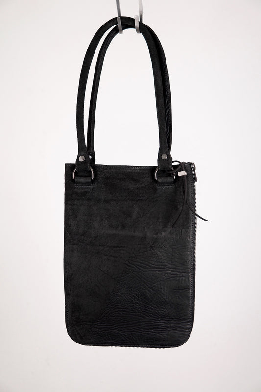 HORSE BUTT RG LEATHER BAG TOTO WB-1 UNLINED WITH SMALL PURSE AND GLASSES CASE