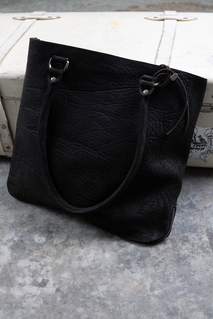 HORSE BUTT RG LEATHER BAG TOTO WB-2 UNLINED WITH MEDIUM PURSE AND GLASSES CASE
