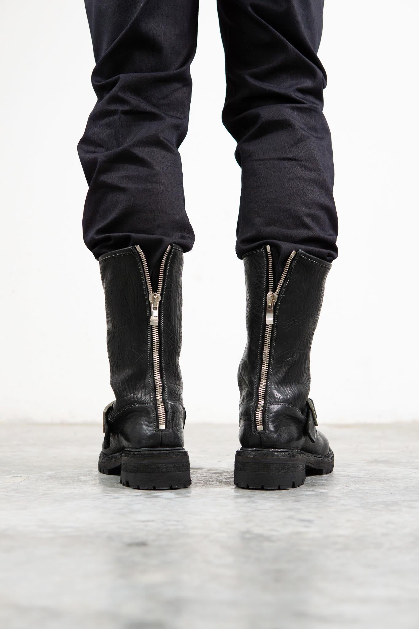 HORSE RG LEATHER ENGINEER BOOTS EG-1 VIBRAM SOLES GOODYEAR WELT PIECE DYED