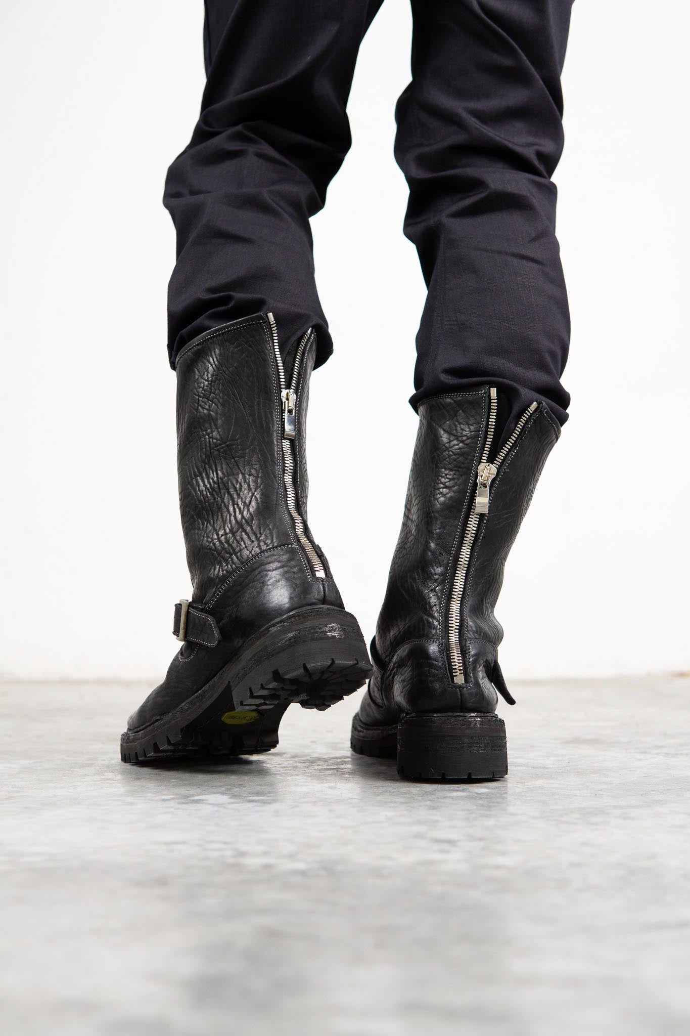 HORSE RG LEATHER ENGINEER BOOTS EG-1 VIBRAM SOLES GOODYEAR WELT PIECE DYED
