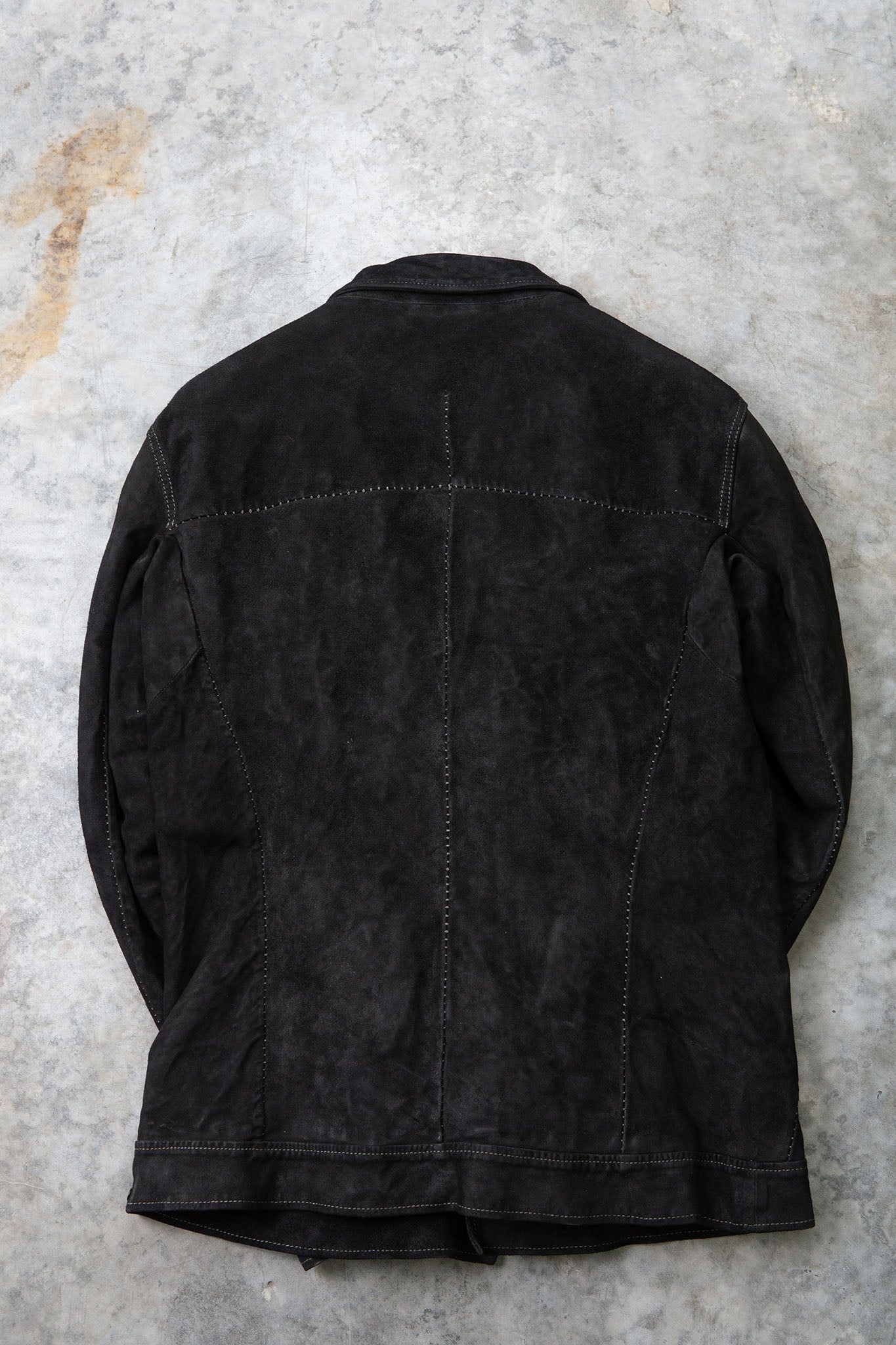 HORSE LEATHER JEAN JACKET LINED JJ-1Z