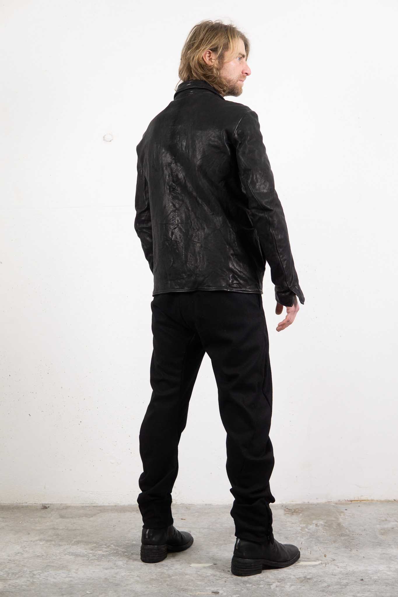 HORSE RG LEATHER SHIRT COLLAR BLOUSON BD-3Z