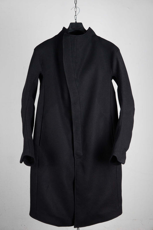 WOOL 100% HIGH NECK FRY FRONT BTN COAT LINED JCP-4B