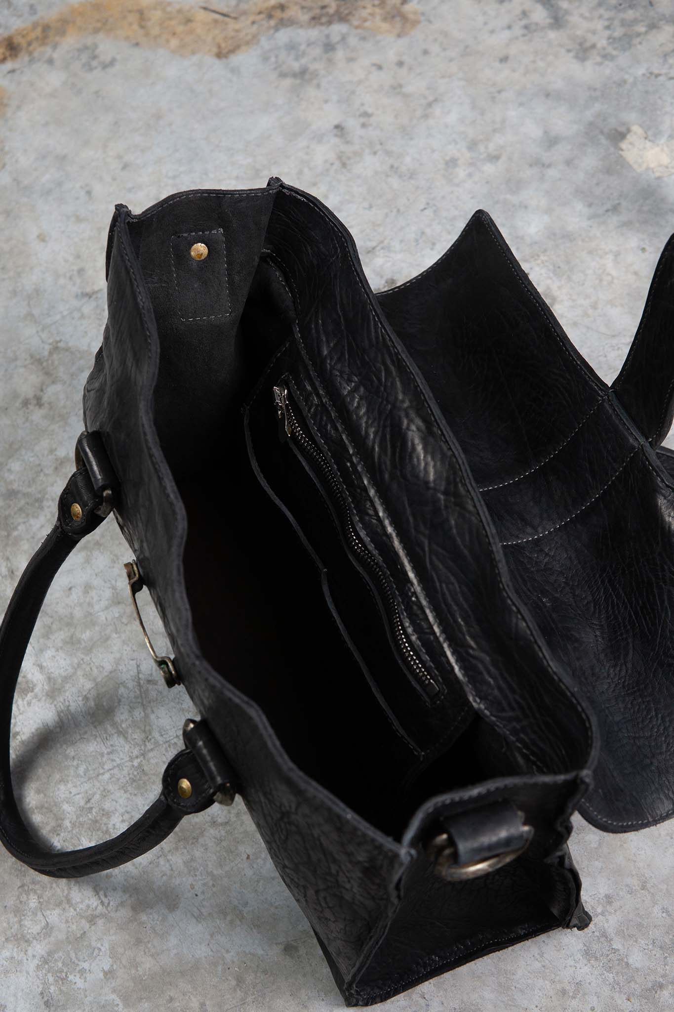 HORSE RG LEATHER BAG 2WAY SHOULDER M /WORKER UNLINED