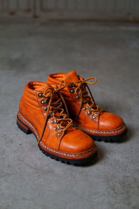 HORSE LEATHER TREKKING BOOTS WITH VIBRAM SOLES AND GOODYEAR WELT