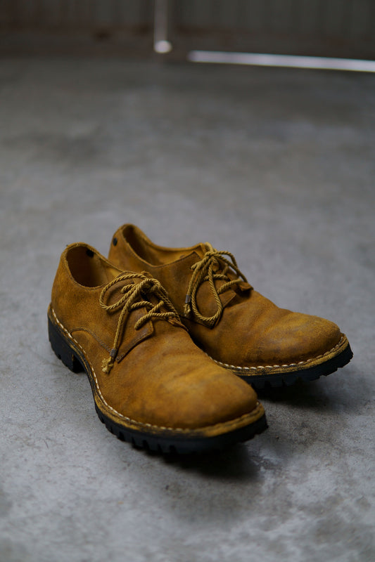 HORSE LEATHER DERBY SHOES #2 LINED WITH VIBRAM SOLES AND GOODYEAR WELT