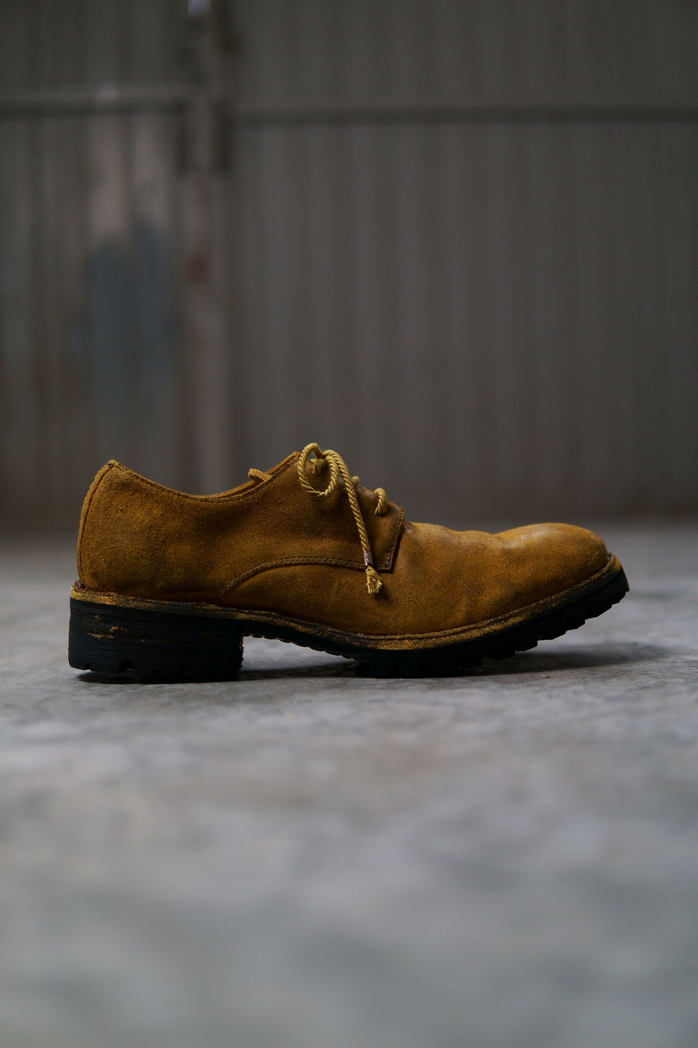 HORSE LEATHER DERBY SHOES #2 LINED WITH VIBRAM SOLES AND GOODYEAR WELT