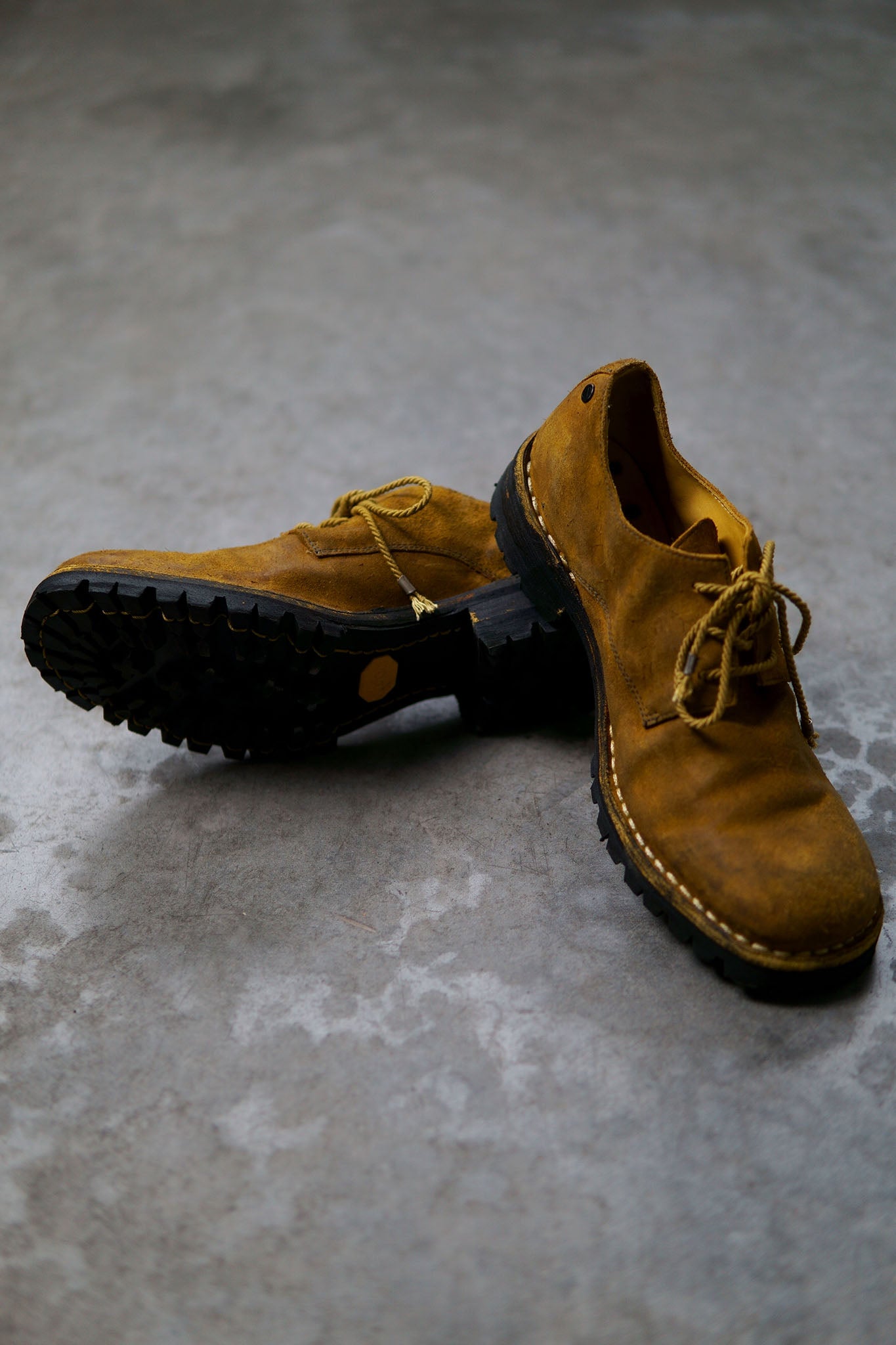 HORSE LEATHER DERBY SHOES #2 LINED WITH VIBRAM SOLES AND GOODYEAR WELT