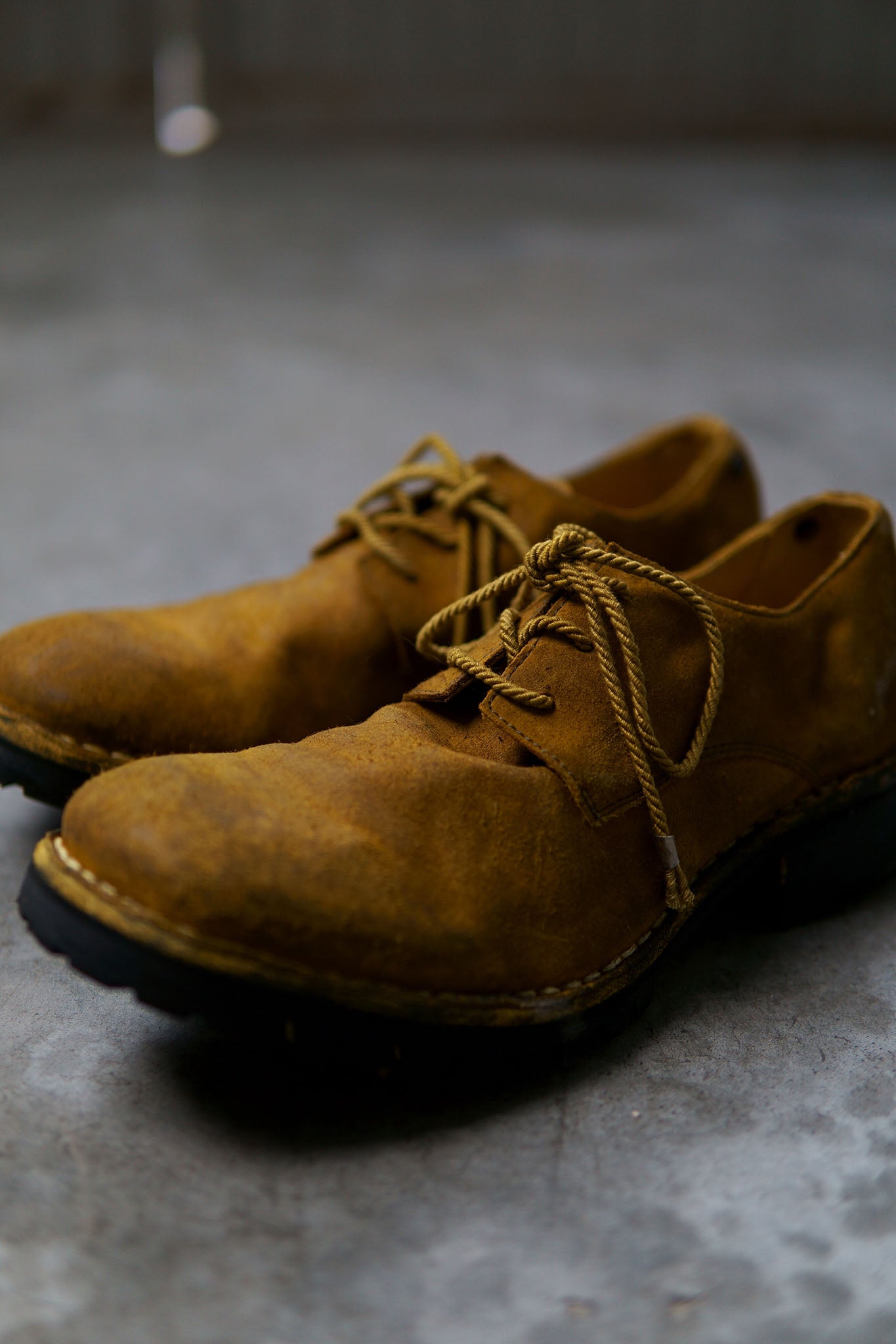 HORSE LEATHER DERBY SHOES #2 LINED WITH VIBRAM SOLES AND GOODYEAR WELT