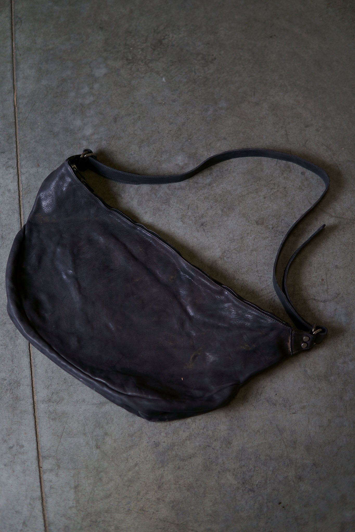 CALF LEATHER SNATPACK #6 UNLINED