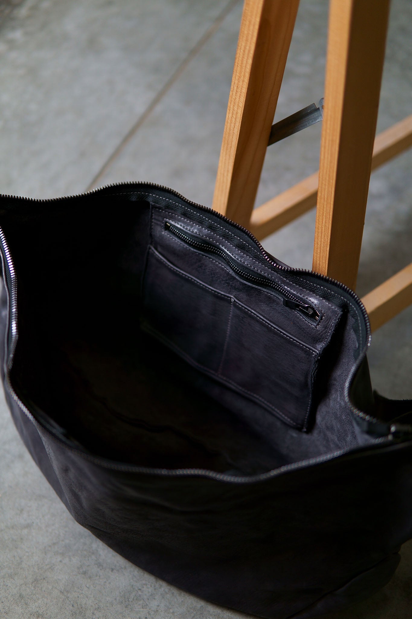 CALF LEATHER SNATPACK #6 UNLINED