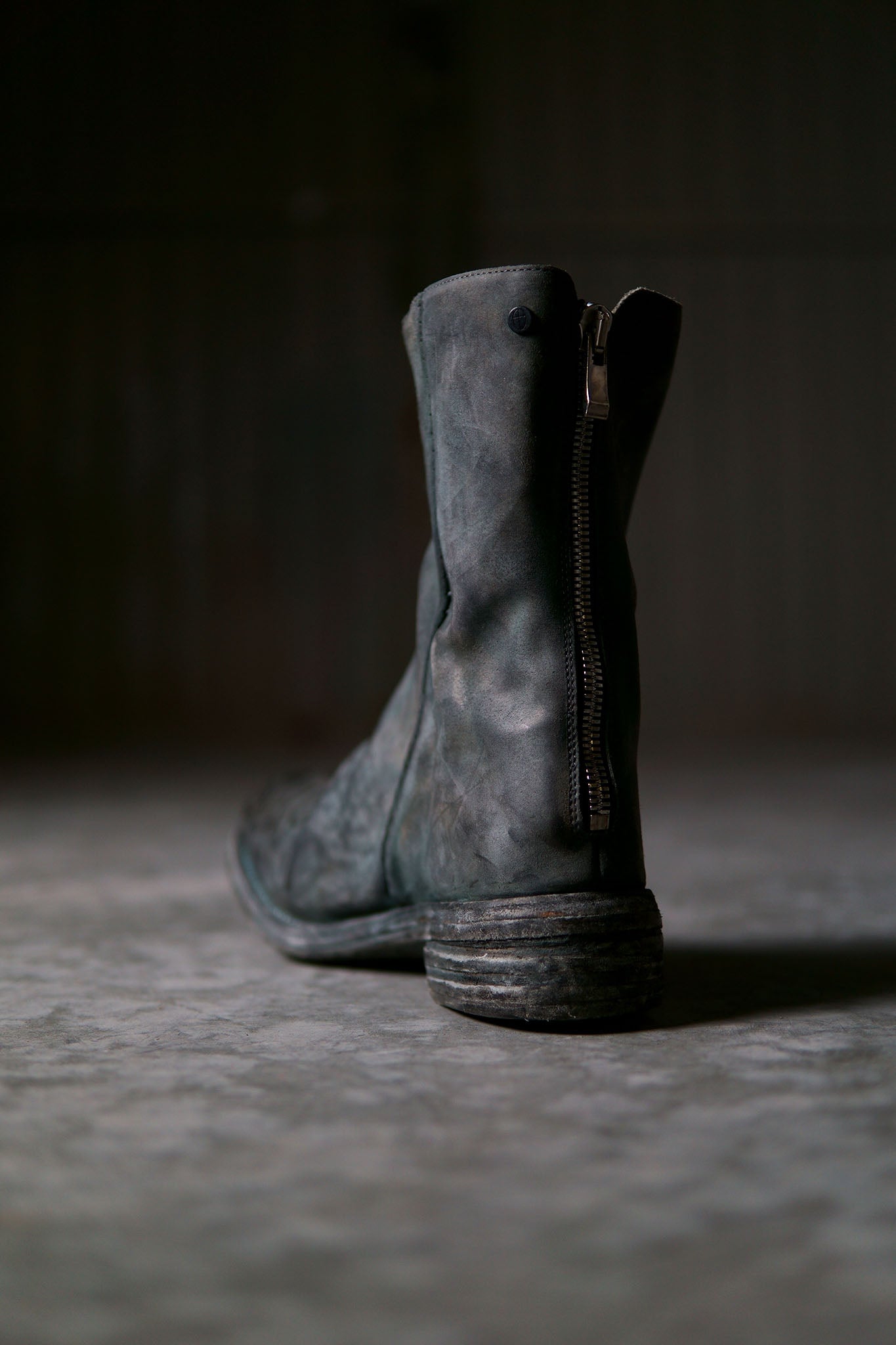 HORSE BUTT BACK ZIP BOOTS WITH L2 LEATHER SOLES