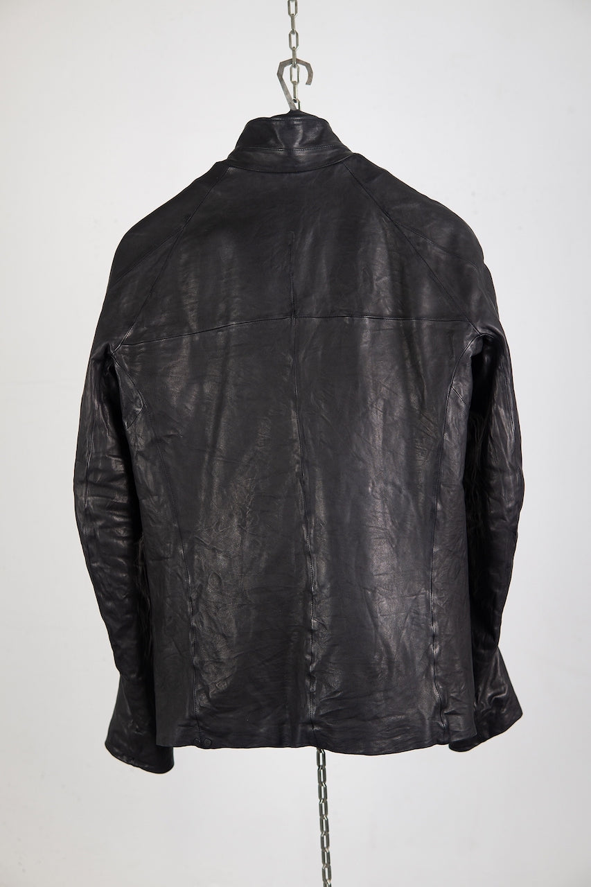 SHEEP LEATHER SHIRT B/D LINED JS-2