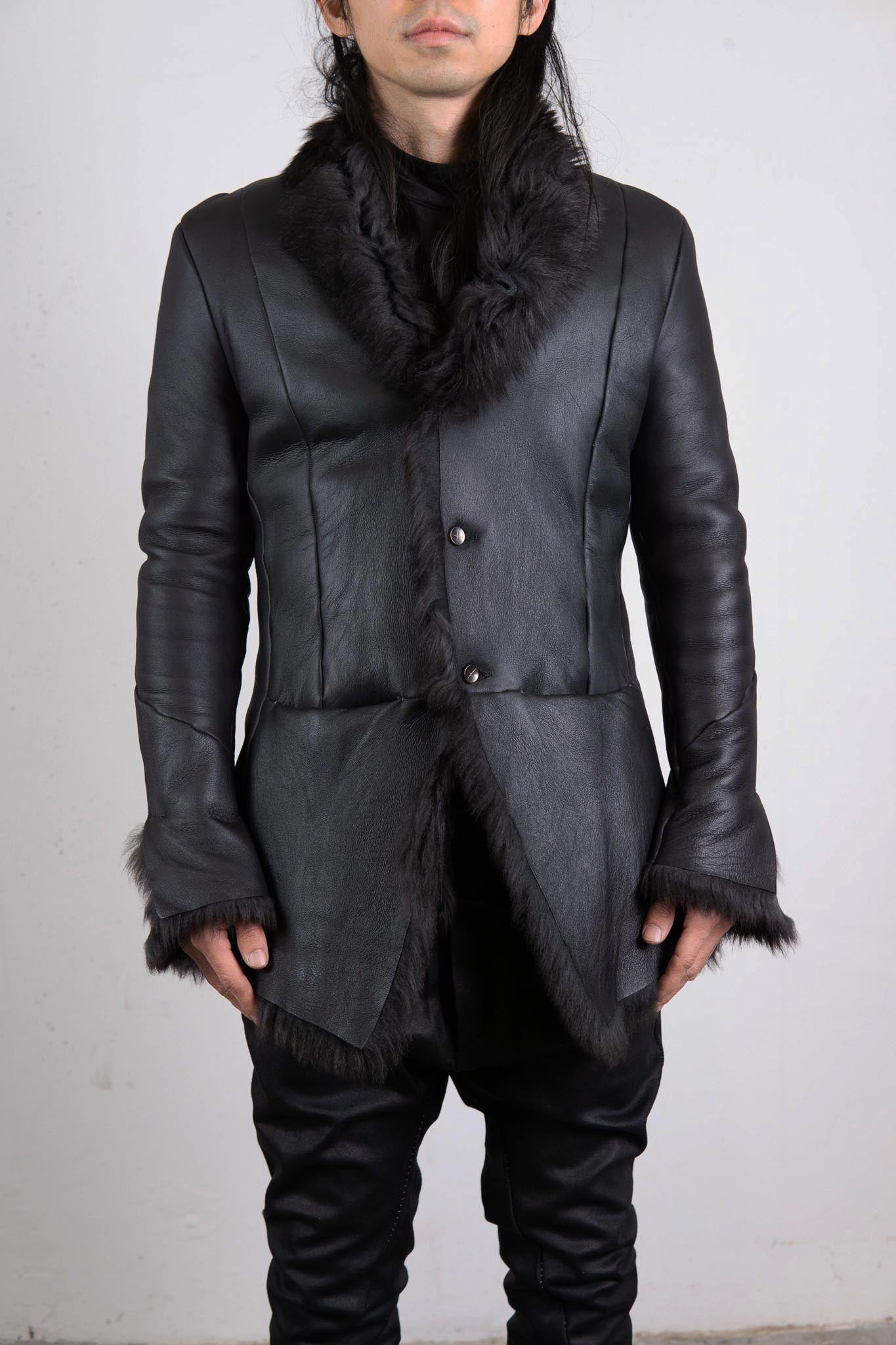 SHEEP SHEARLING BOTTON FRONT JACKET