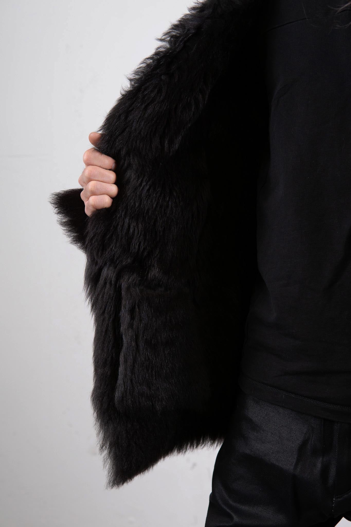 SHEEP SHEARLING BOTTON FRONT JACKET