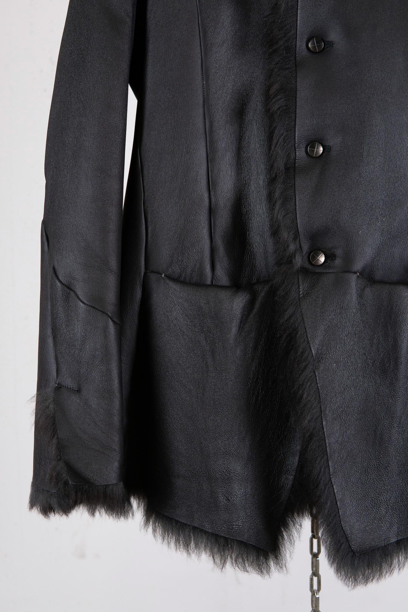 SHEEP SHEARLING BOTTON FRONT JACKET