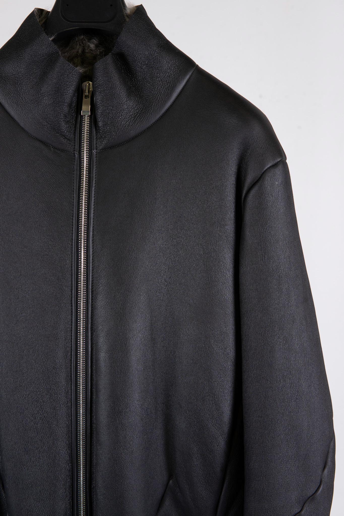 SHEEP SHEARLING  ZIP FRONT W/POKET  COAT