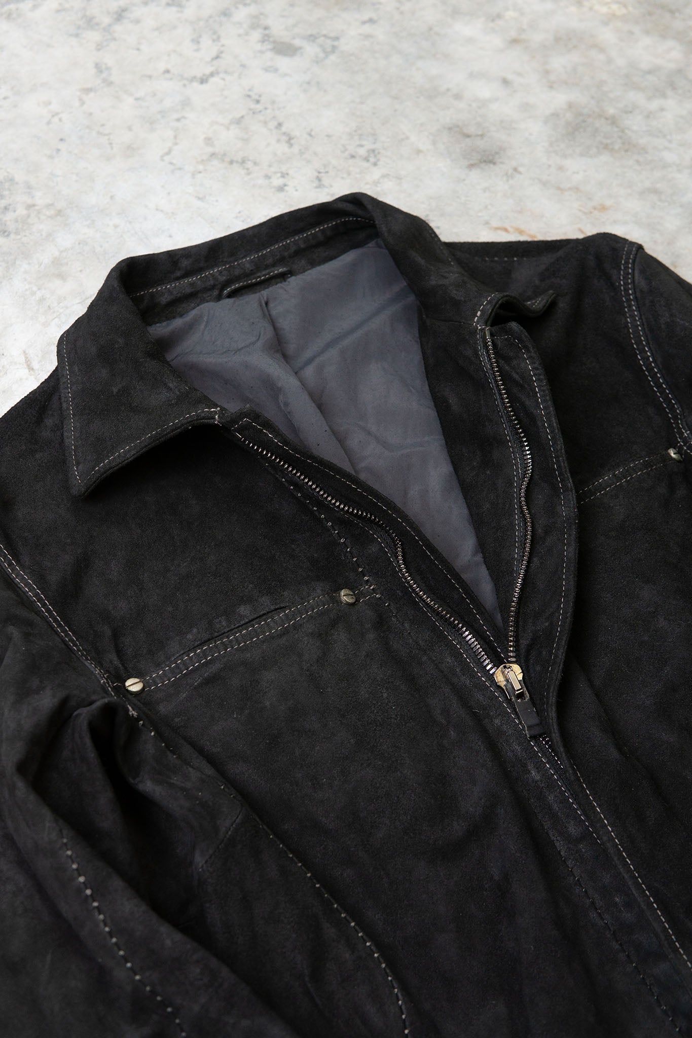 HORSE LEATHER JEAN JACKET LINED JJ-1Z