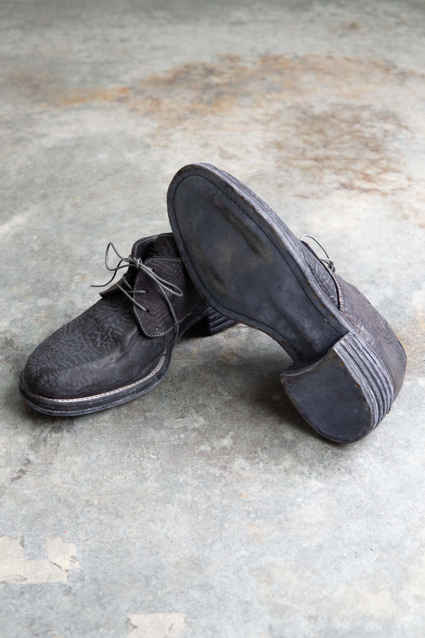 HORSE BUTT RG LEATHER DB-1 DERBY LINED #2LEATHER SOLES PIECE DYED