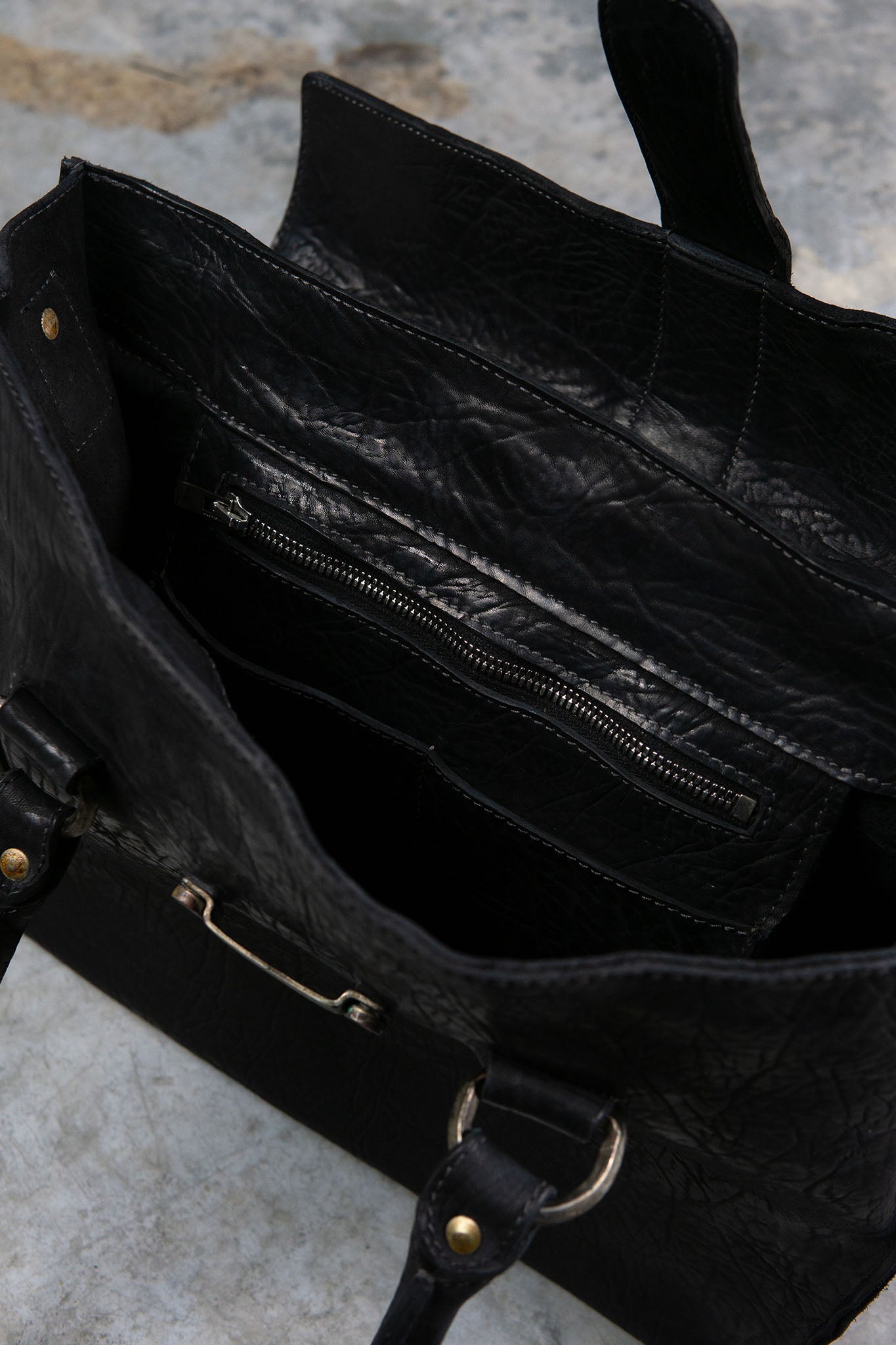 HORSE RG LEATHER BAG 2WAY SHOULDER M /WORKER  UNLINED