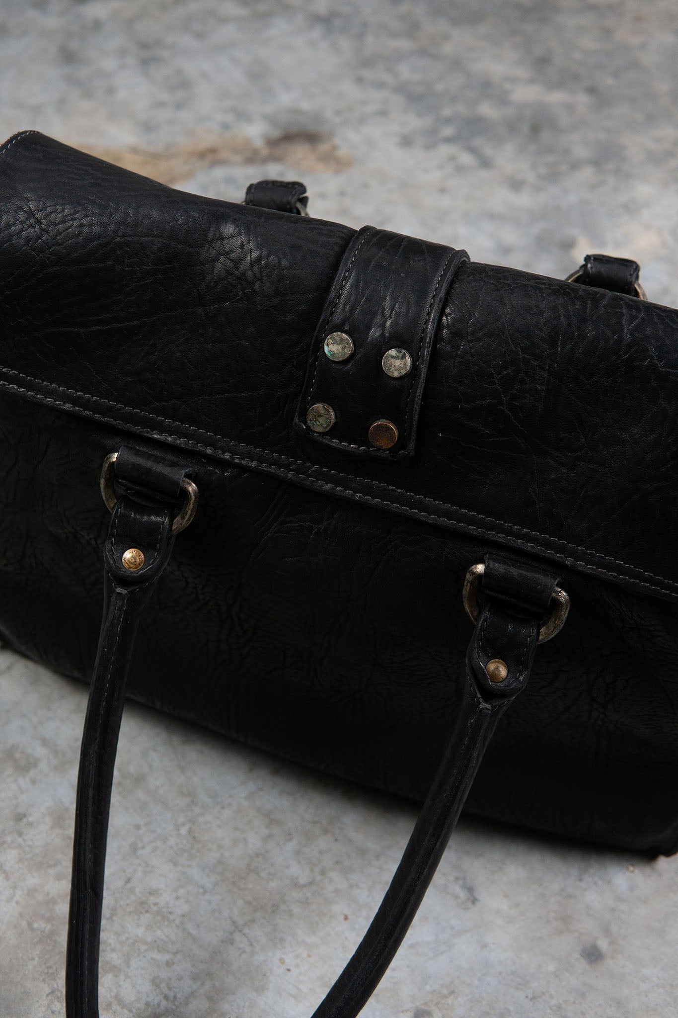 HORSE RG LEATHER BAG 2WAY SHOULDER M /WORKER  UNLINED