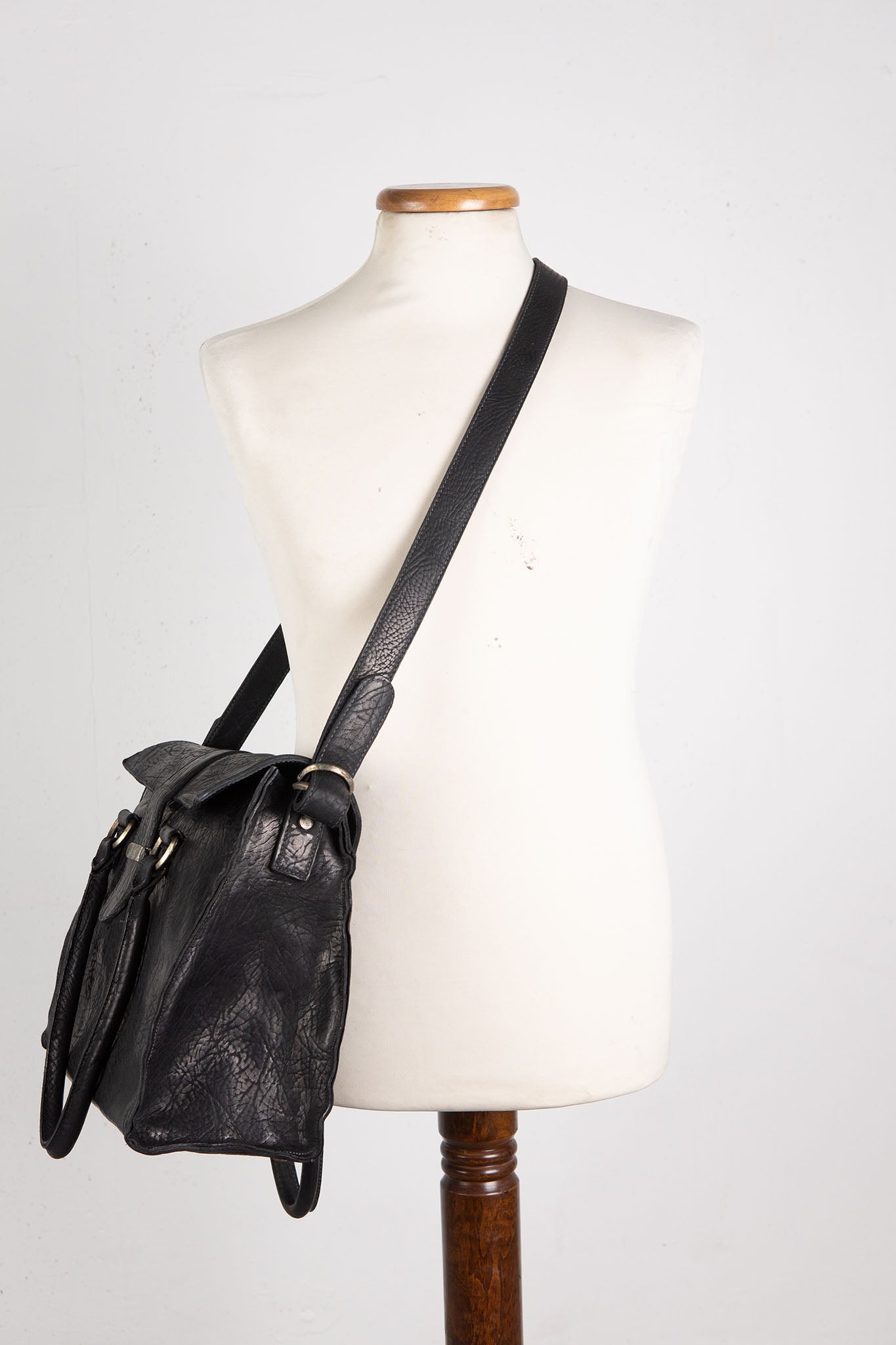 HORSE RG LEATHER BAG 2WAY SHOULDER M /WORKER  UNLINED