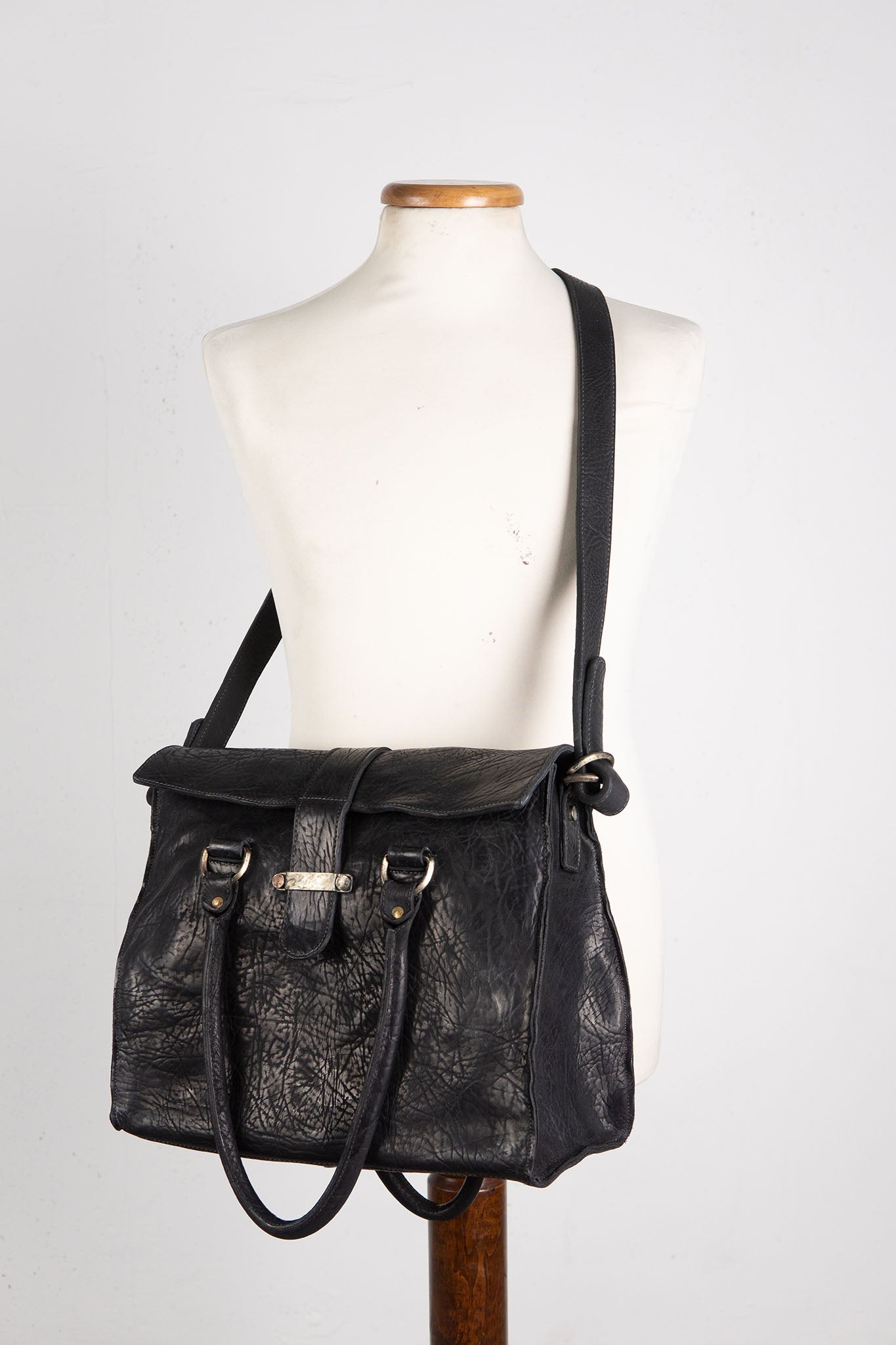HORSE RG LEATHER BAG 2WAY SHOULDER M /WORKER  UNLINED