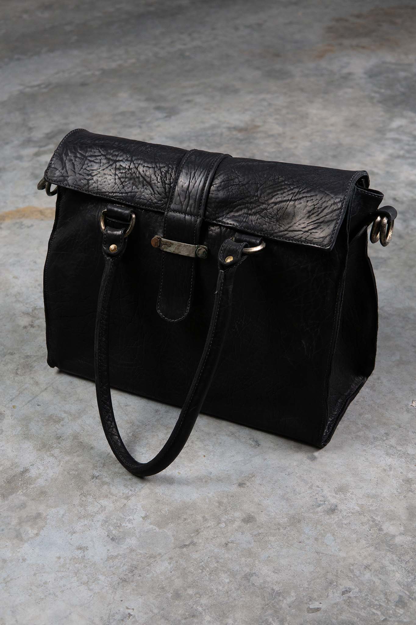 HORSE RG LEATHER BAG 2WAY SHOULDER M /WORKER  UNLINED