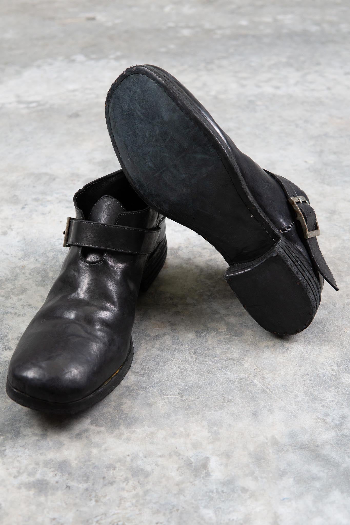 HORSE  LEATHER ENGINEER BOOTS DERBY EG-2 #3 LEATHER SOLES PIECE DYED