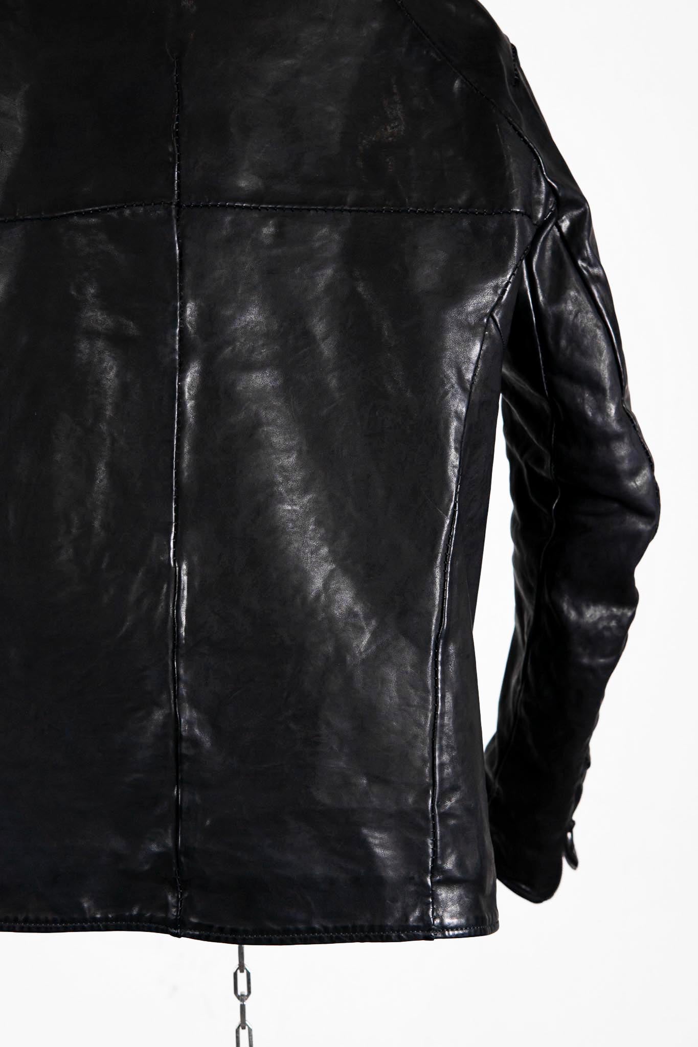 HORSE LEATHER HIGH COLOR W/BREAST MOTO LINED JBM-2