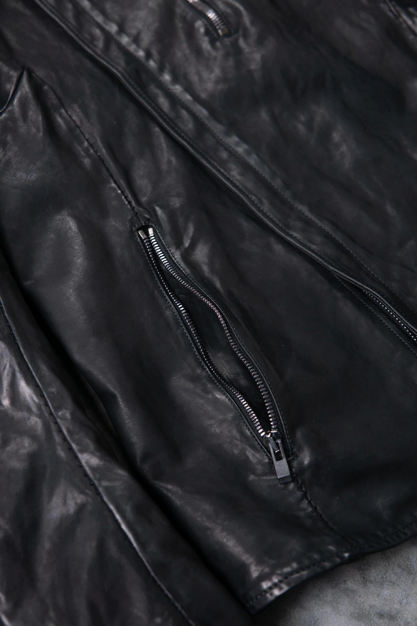 HORSE LEATHER HIGH COLOR W/BREAST MOTO LINED JBM-2