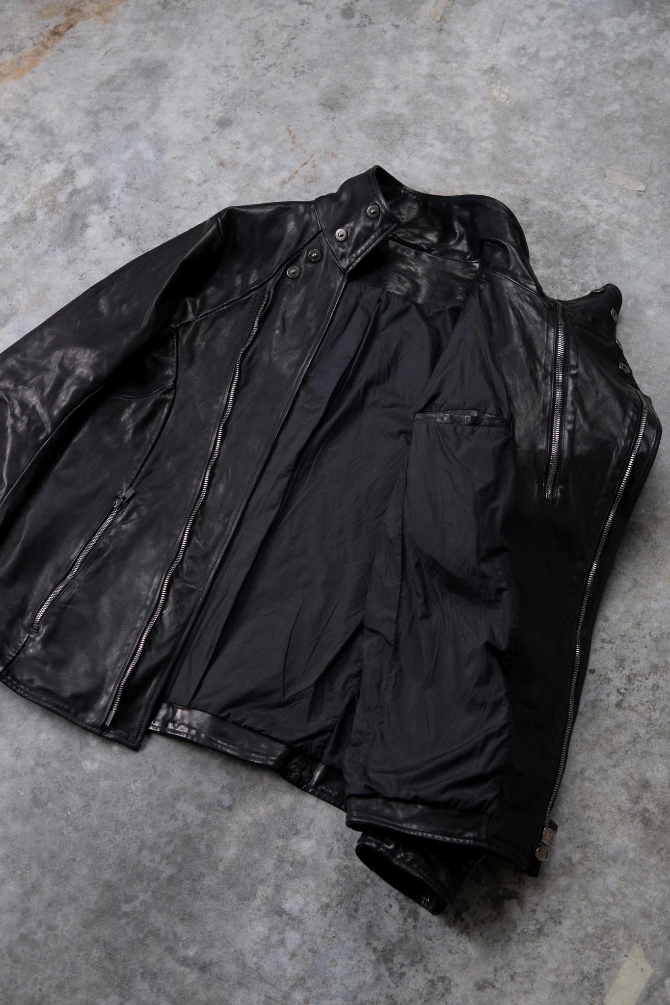 HORSE LEATHER HIGH COLOR W/BREAST MOTO LINED JBM-2