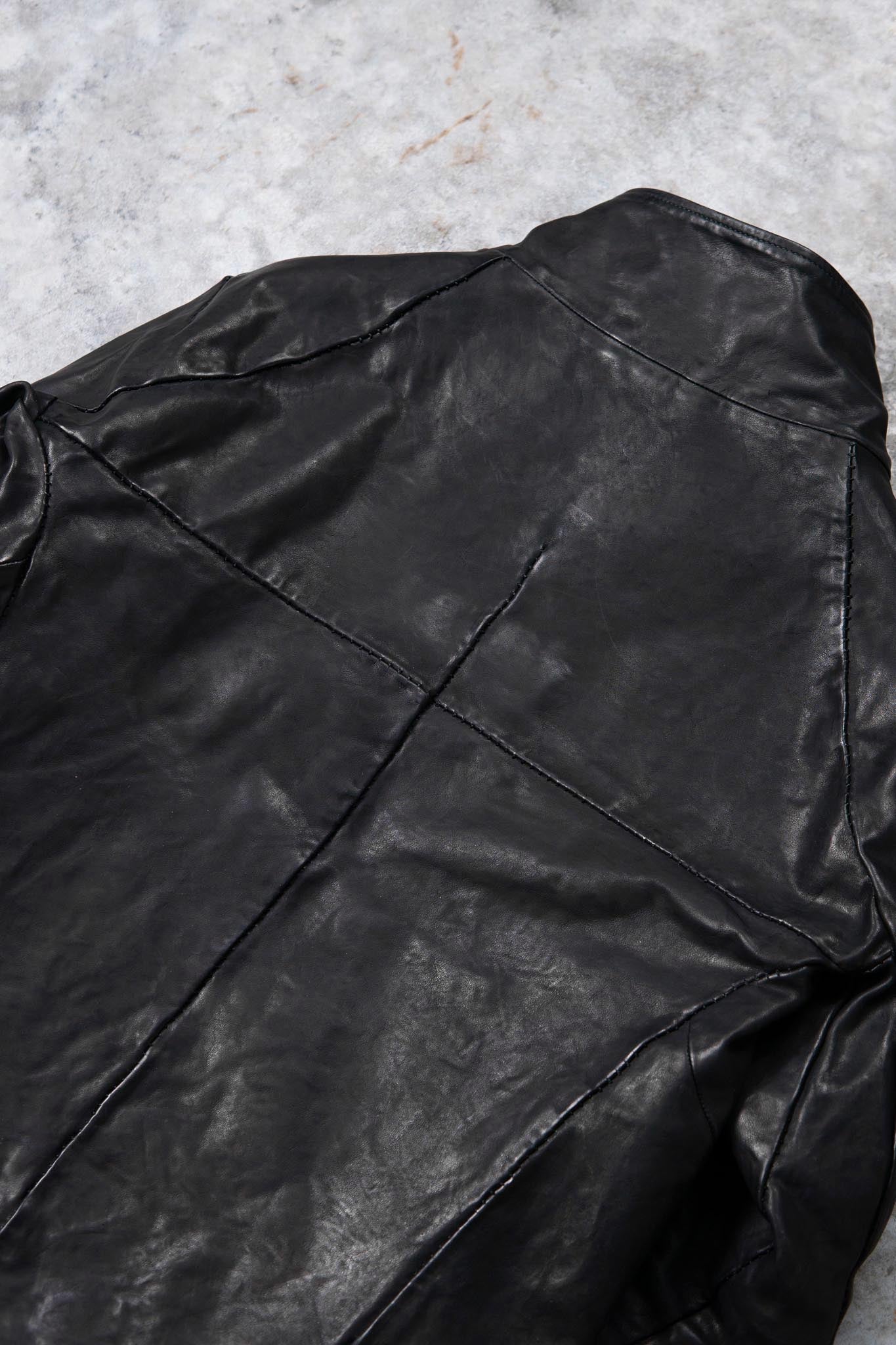 HORSE LEATHER HIGH COLOR W/BREAST MOTO LINED JBM-2