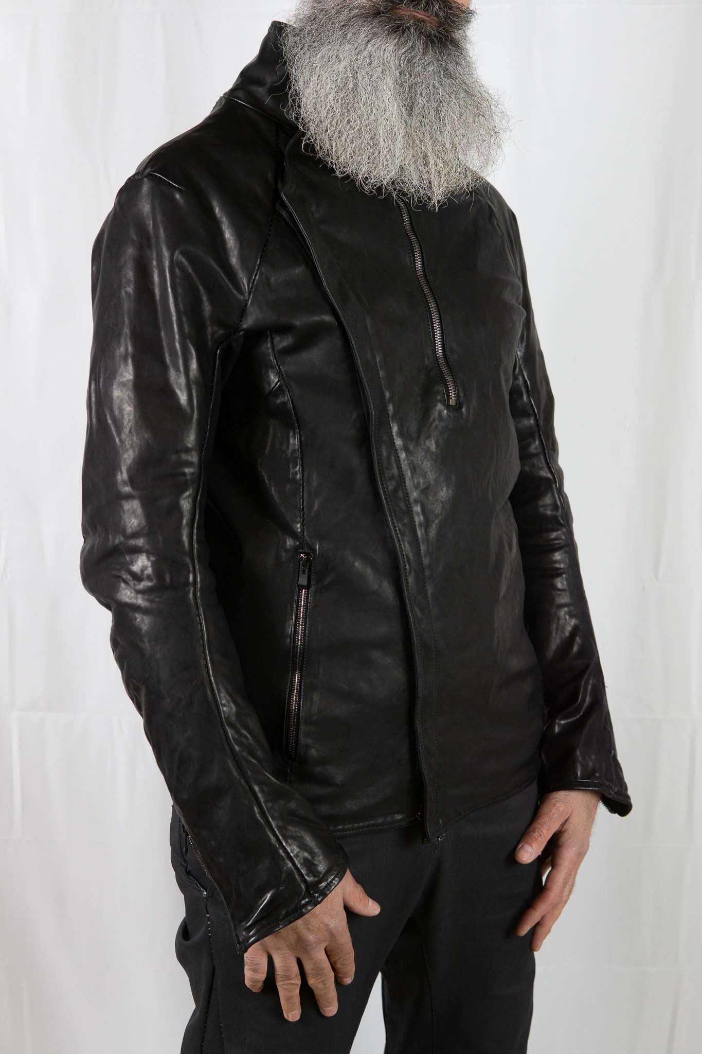 HORSE LEATHER HIGH COLOR W/BREAST MOTO LINED JBM-2