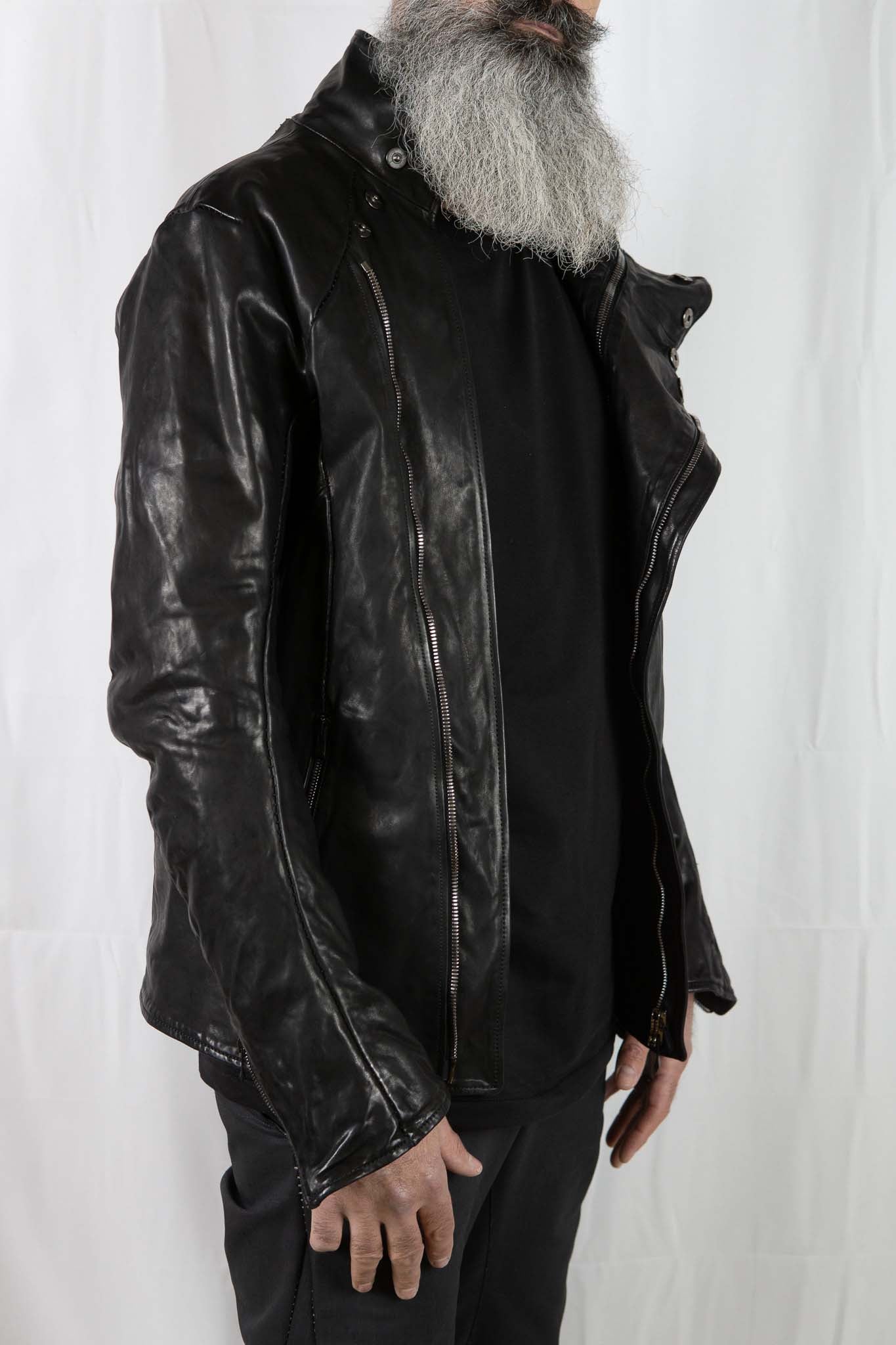 HORSE LEATHER HIGH COLOR W/BREAST MOTO LINED JBM-2