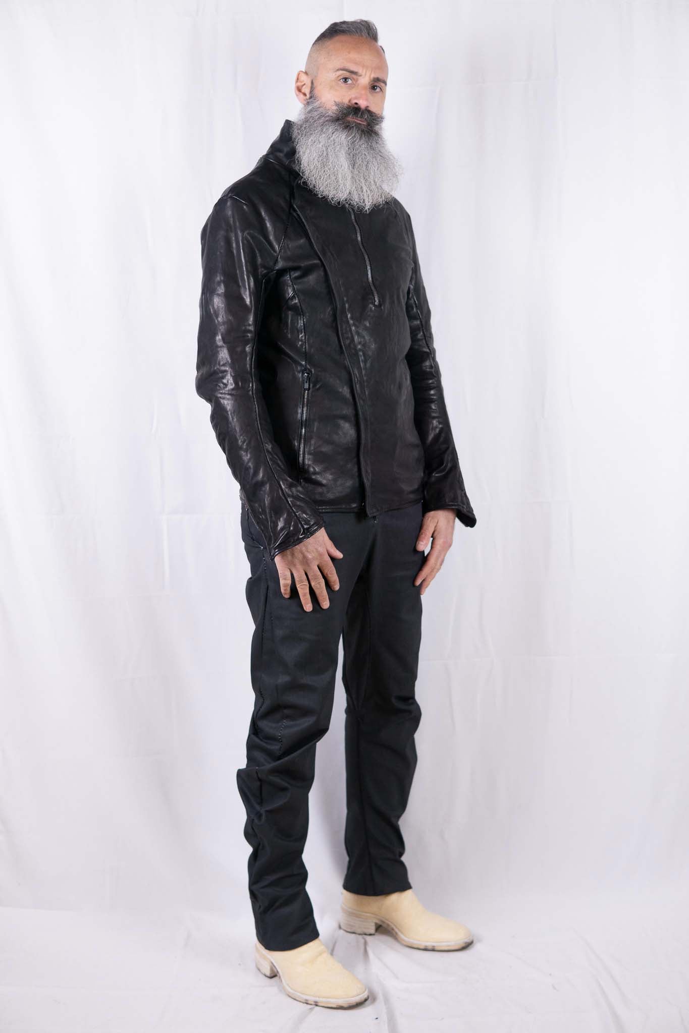 HORSE LEATHER HIGH COLOR W/BREAST MOTO LINED JBM-2