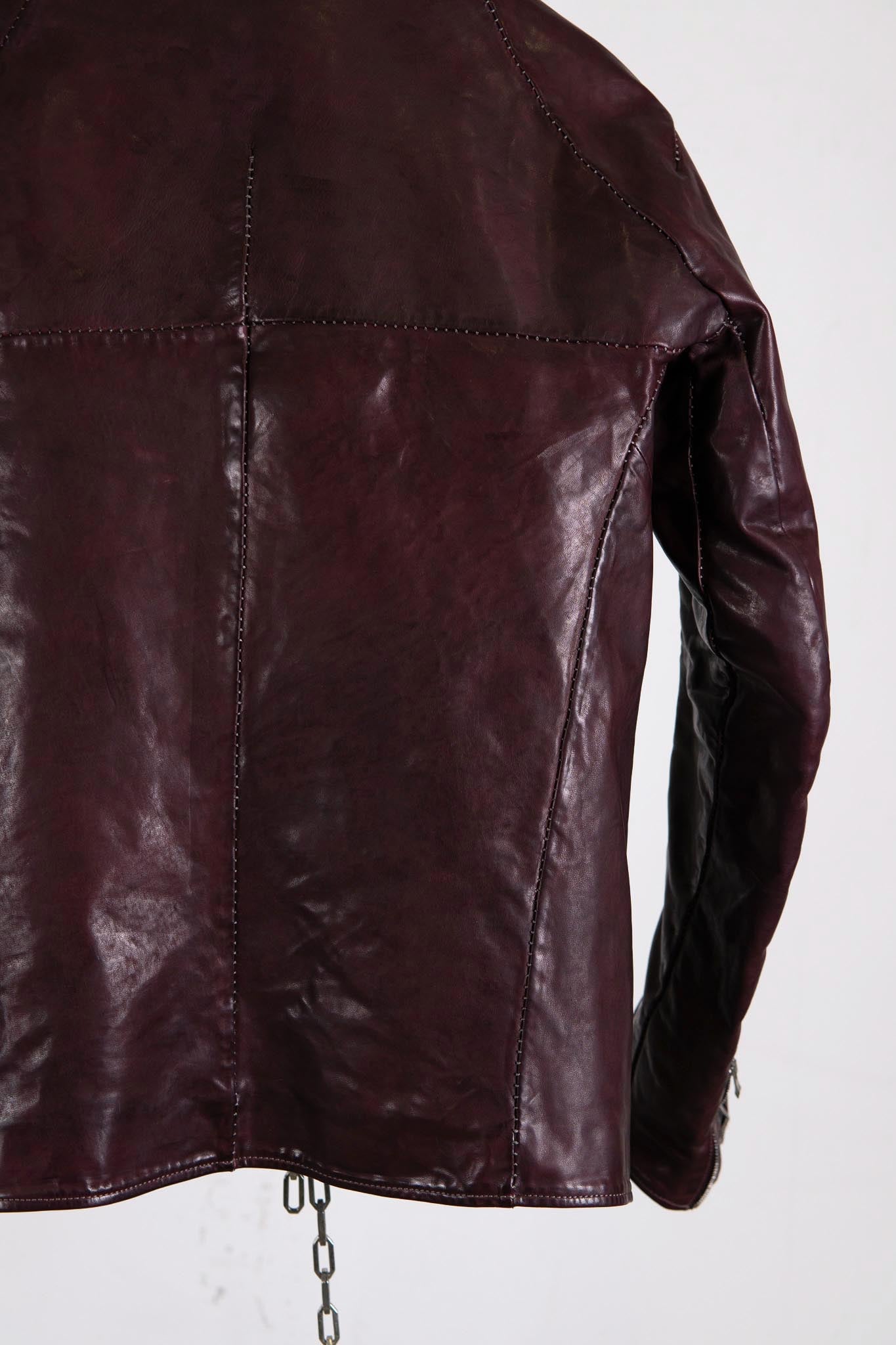 HORSE LEATHER HIGH COLOR W/BREAST MOTO LINED JBM-2