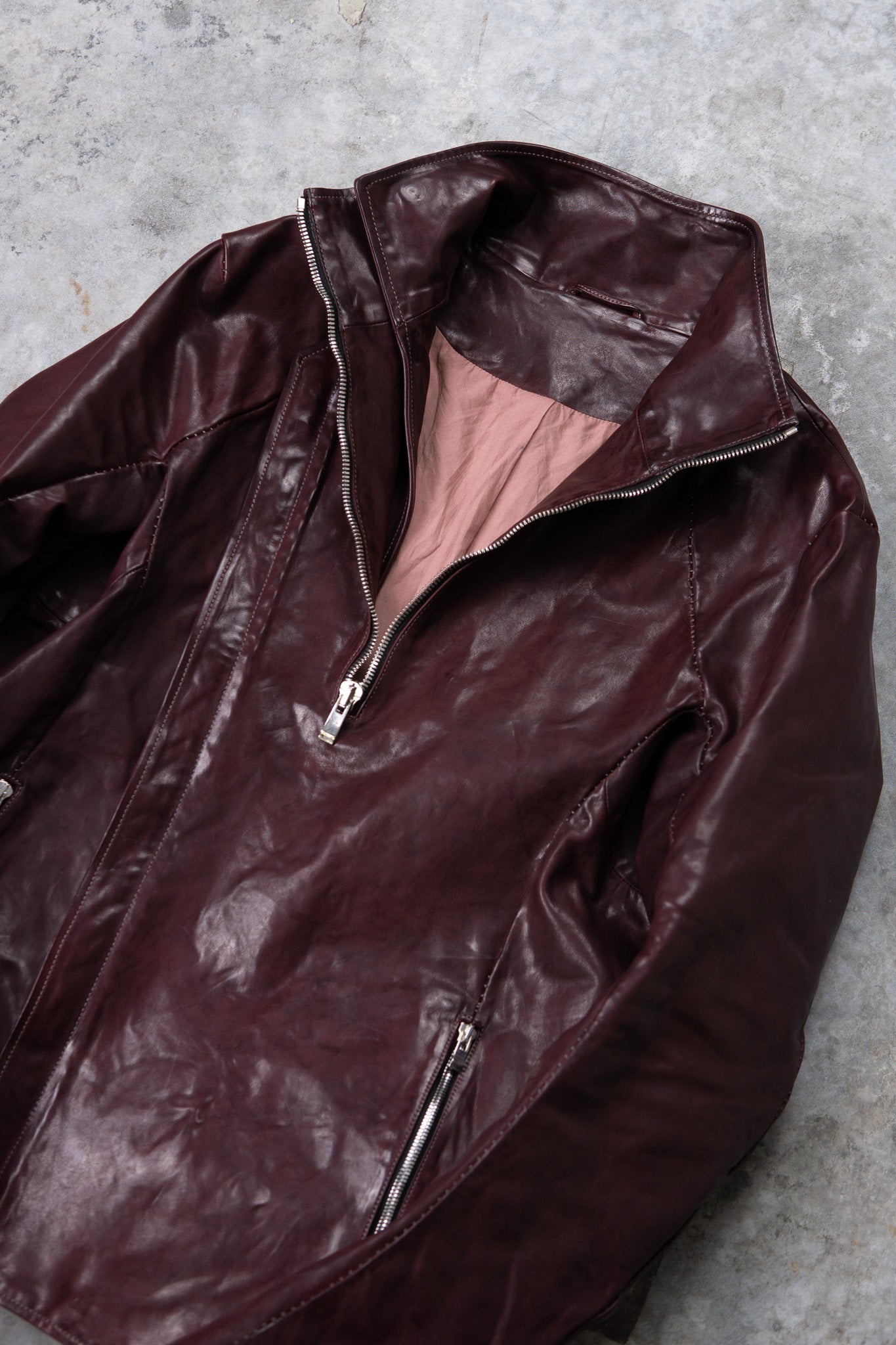 HORSE LEATHER HIGH COLOR W/BREAST MOTO LINED JBM-2