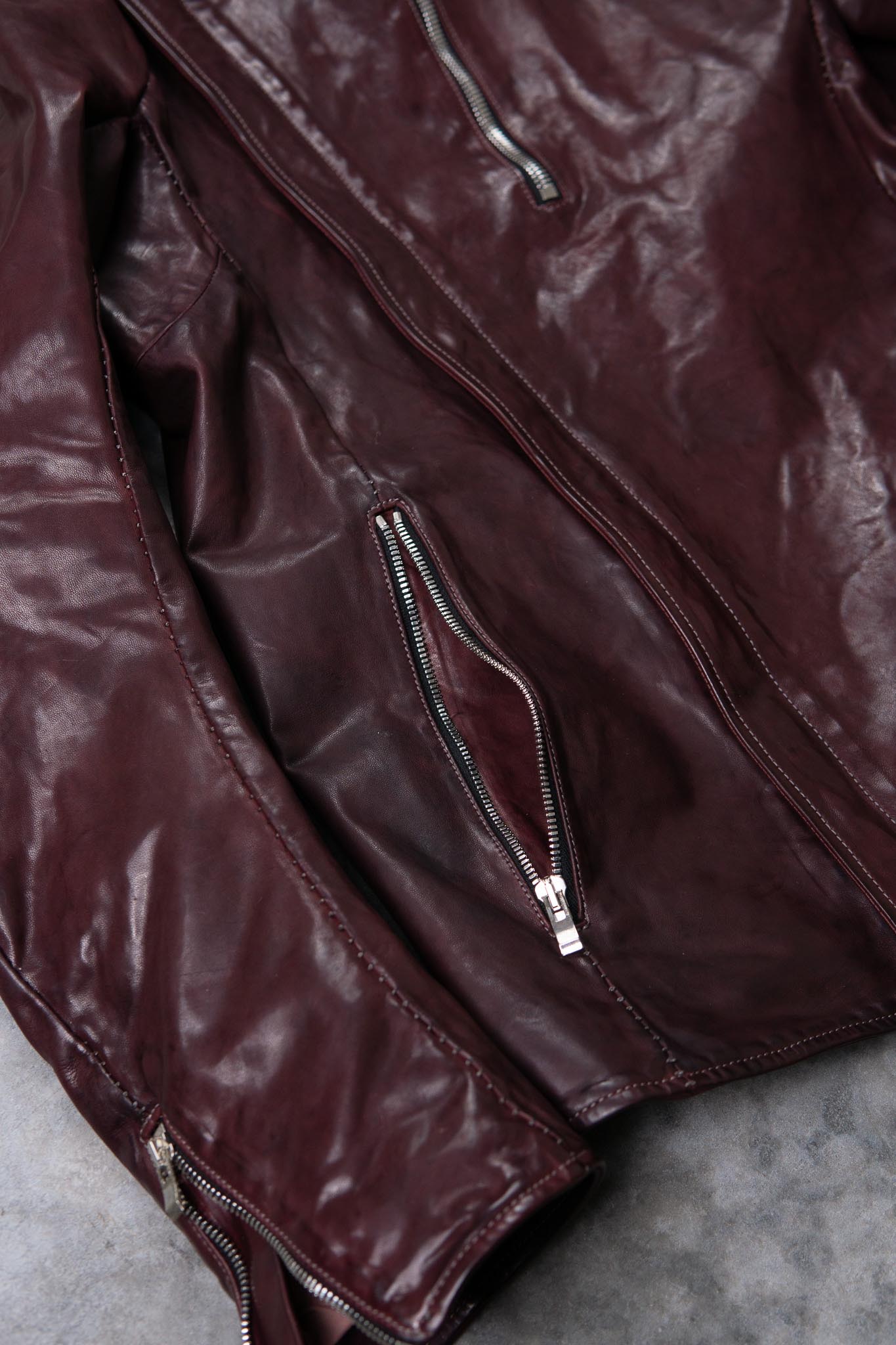 HORSE LEATHER HIGH COLOR W/BREAST MOTO LINED JBM-2