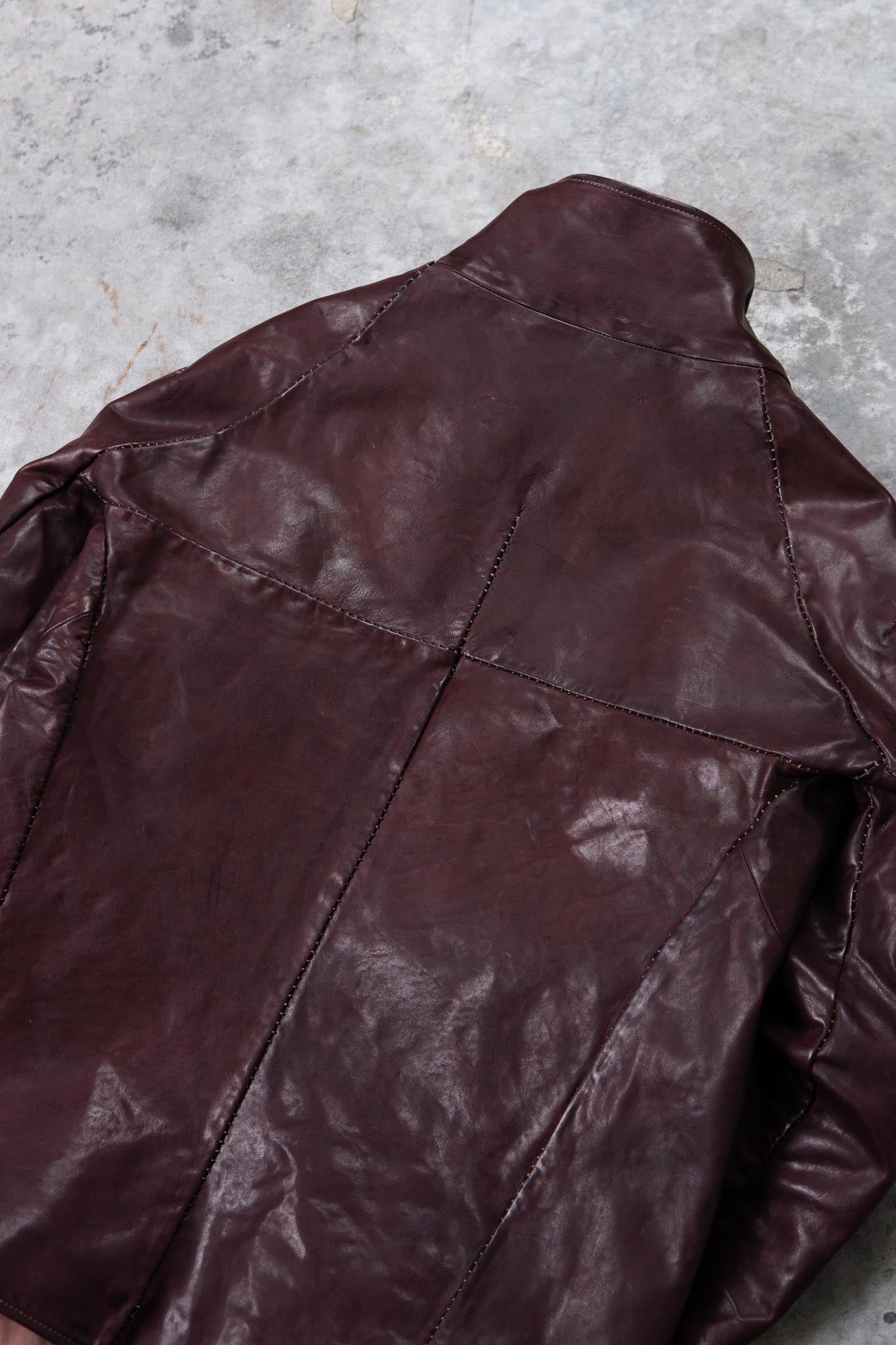 HORSE LEATHER HIGH COLOR W/BREAST MOTO LINED JBM-2