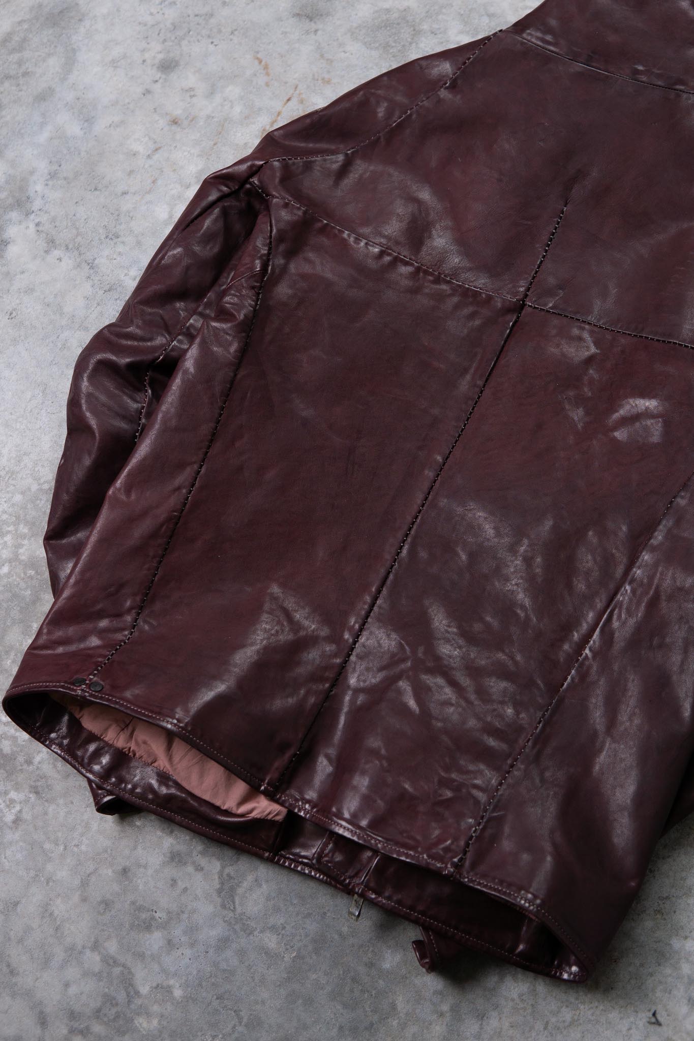 HORSE LEATHER HIGH COLOR W/BREAST MOTO LINED JBM-2