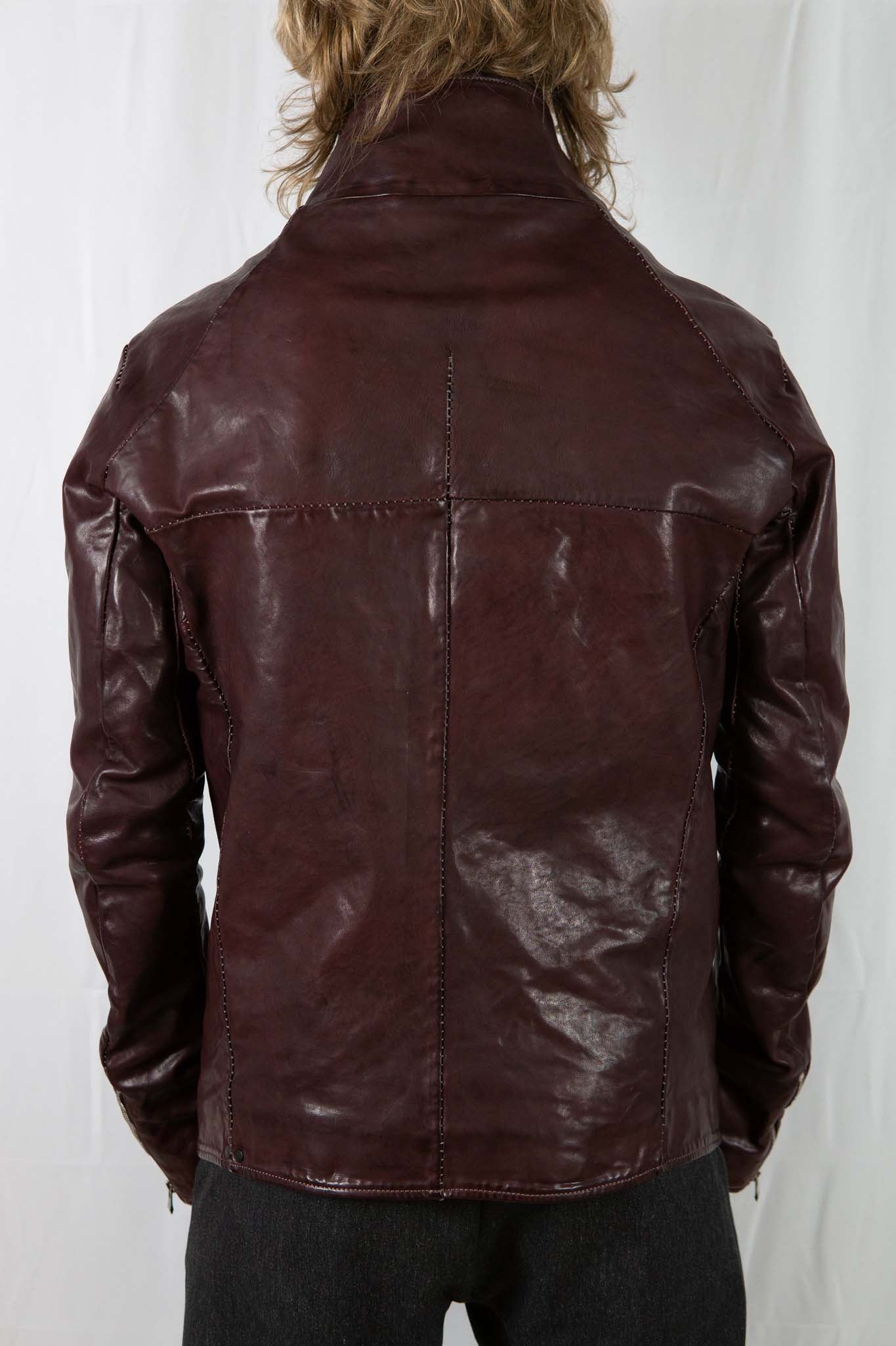 HORSE LEATHER HIGH COLOR W/BREAST MOTO LINED JBM-2