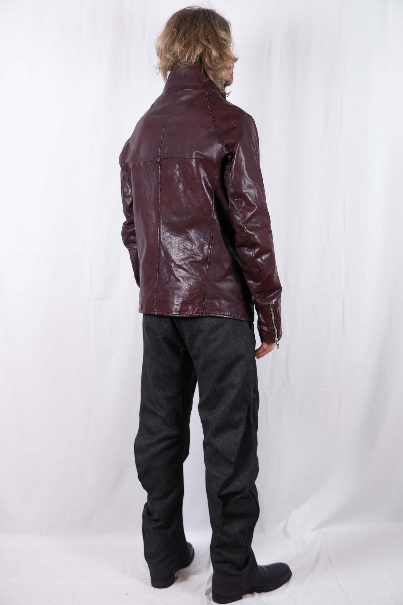 HORSE LEATHER HIGH COLOR W/BREAST MOTO LINED JBM-2