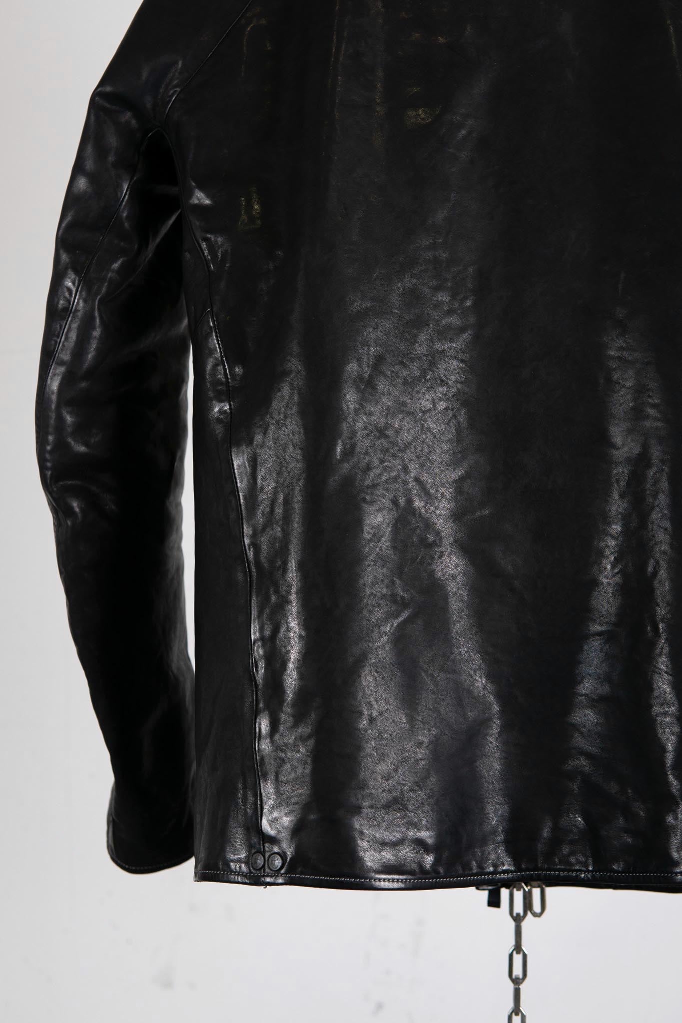 HORSE LEATHER SHIRT COLLAR ZIP BLOUSON LINED JB-6 TYPE 2