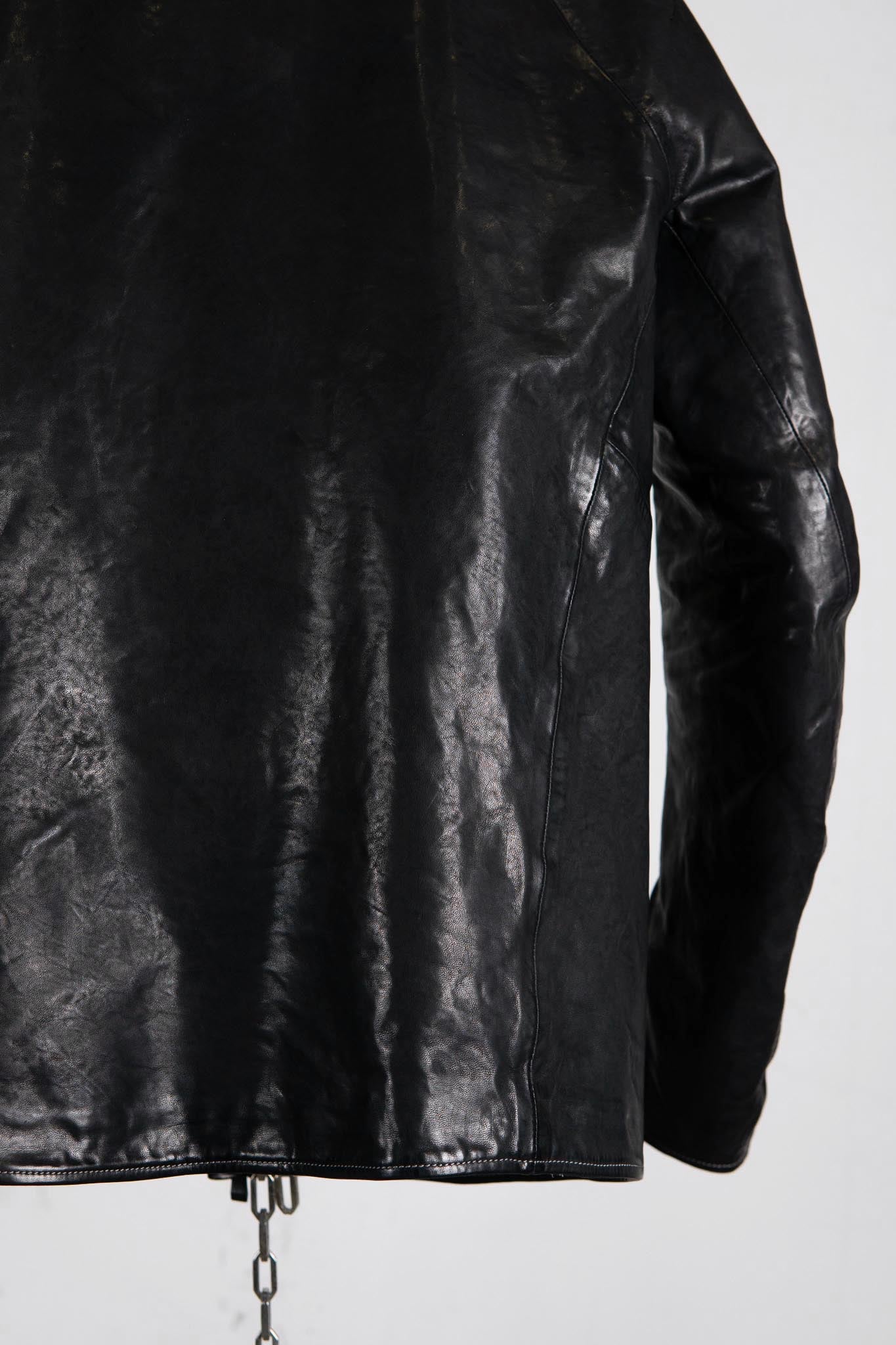 HORSE LEATHER SHIRT COLLAR ZIP BLOUSON LINED JB-6 TYPE 2